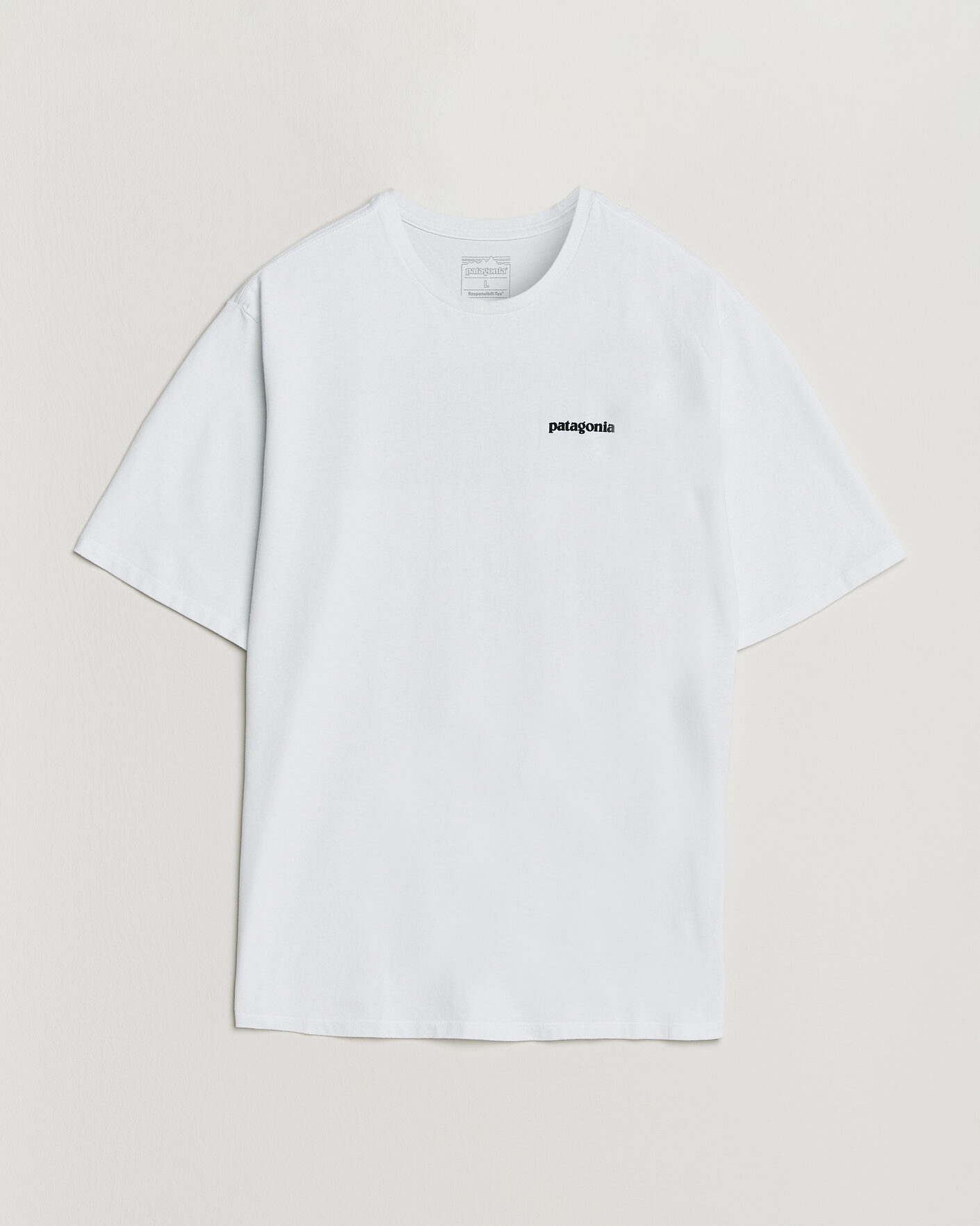 Uomini | T-shirt | Patagonia | P-6 Logo Responsibili T-Shirt Fiber White