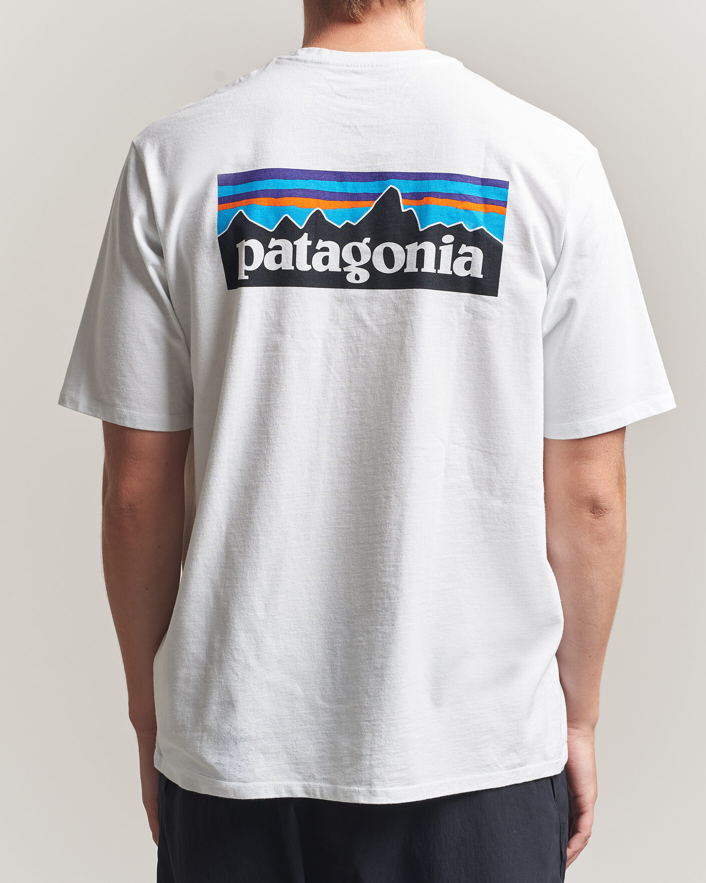 Uomini | T-shirt | Patagonia | P-6 Logo Responsibili T-Shirt Fiber White