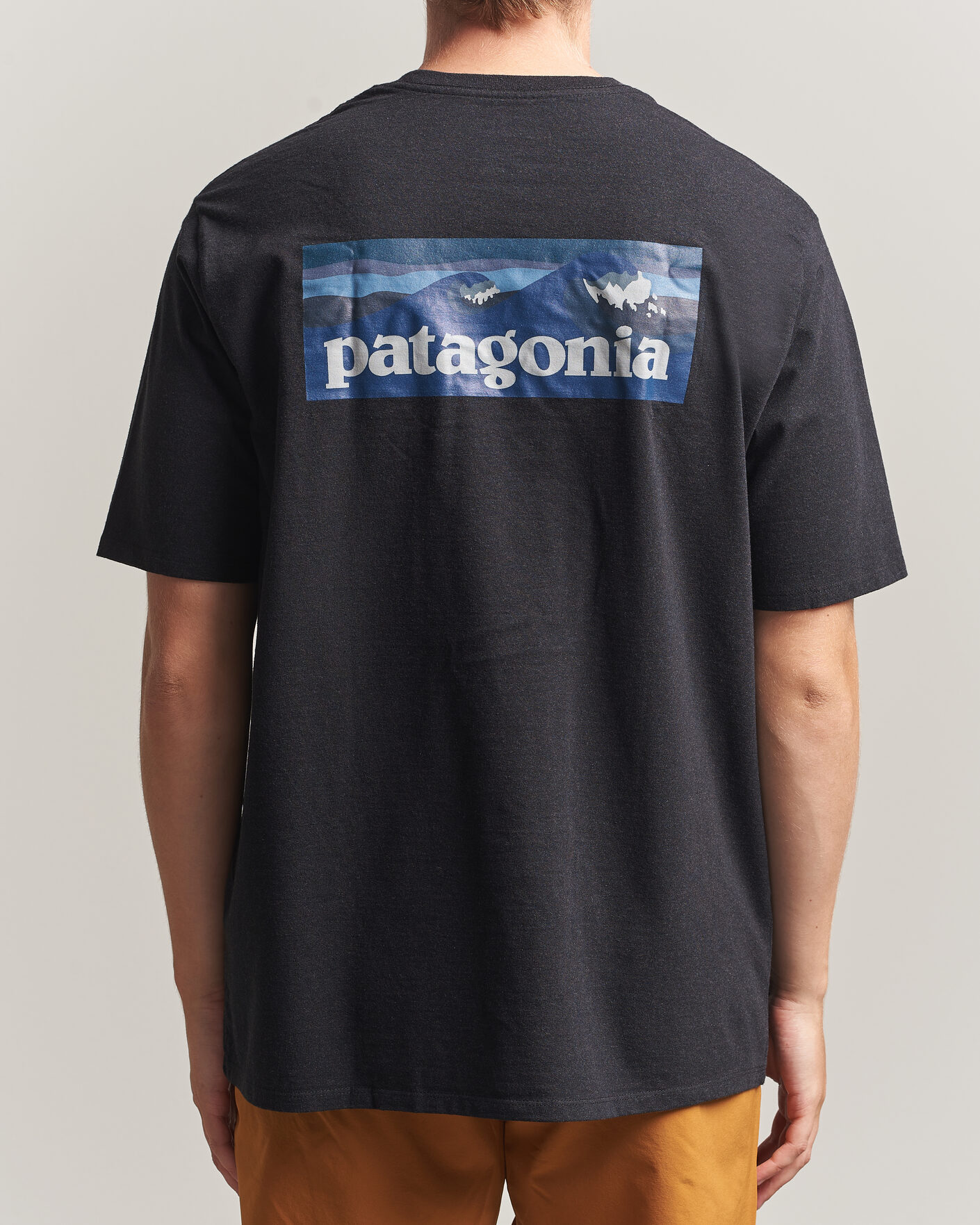 Uomini | T-shirt | Patagonia | Boardshort Logo Pocket Responsibili T-Shirt Ink Black