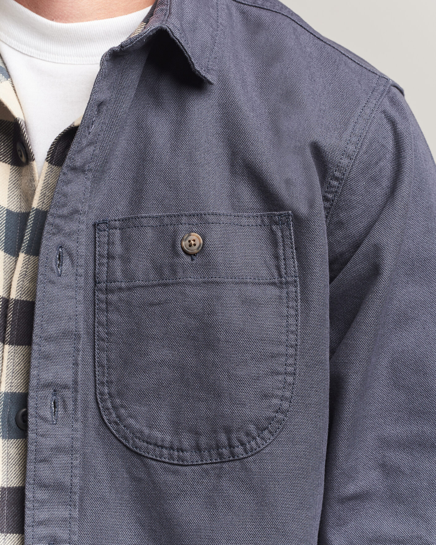 Uomini | Camicie | Patagonia | Point Reyes Canvas Shirt Smolder Blue