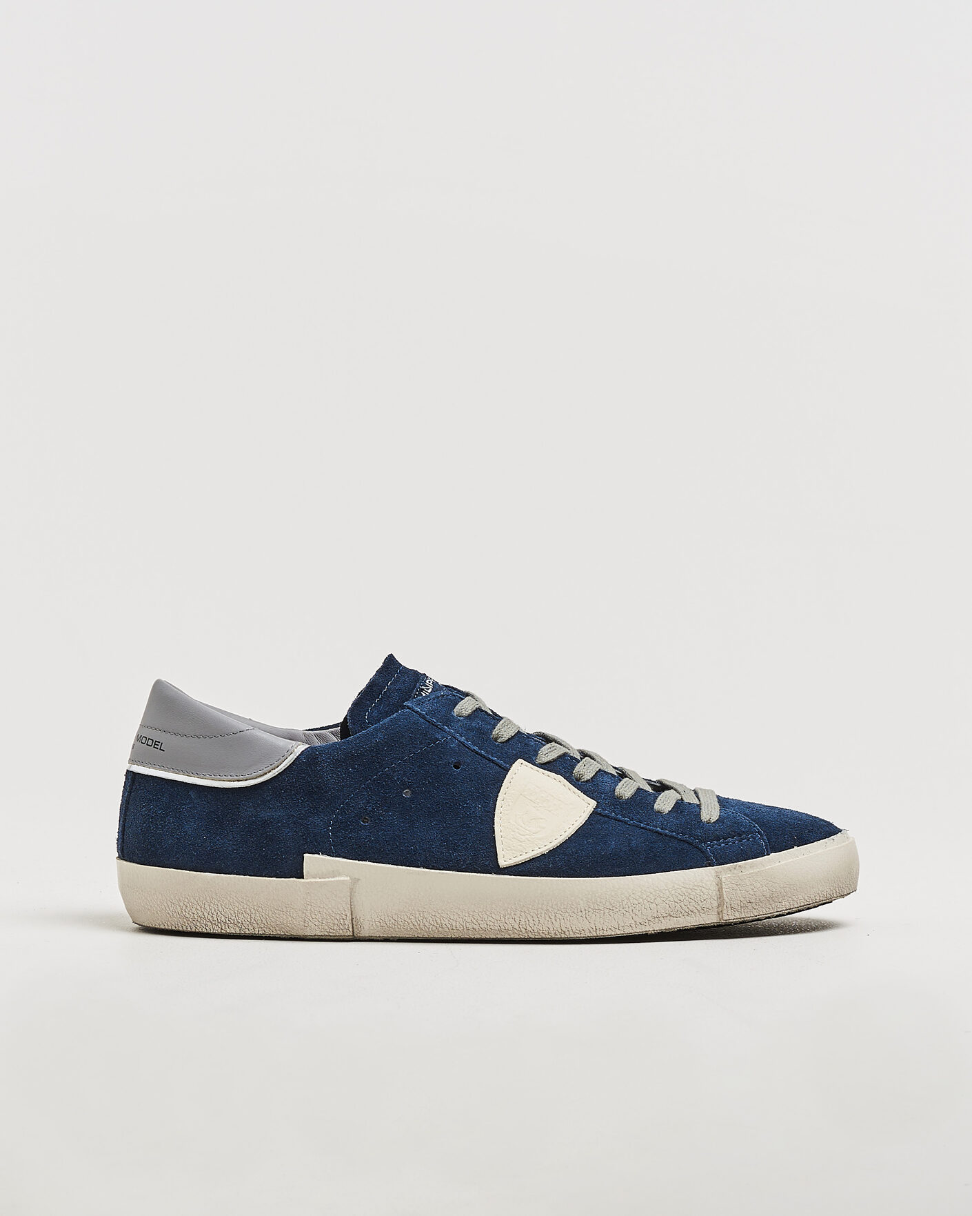 Uomini | Sneakers | Philippe Model | PRSX Low Top Suede Sneaker Blue/Grey