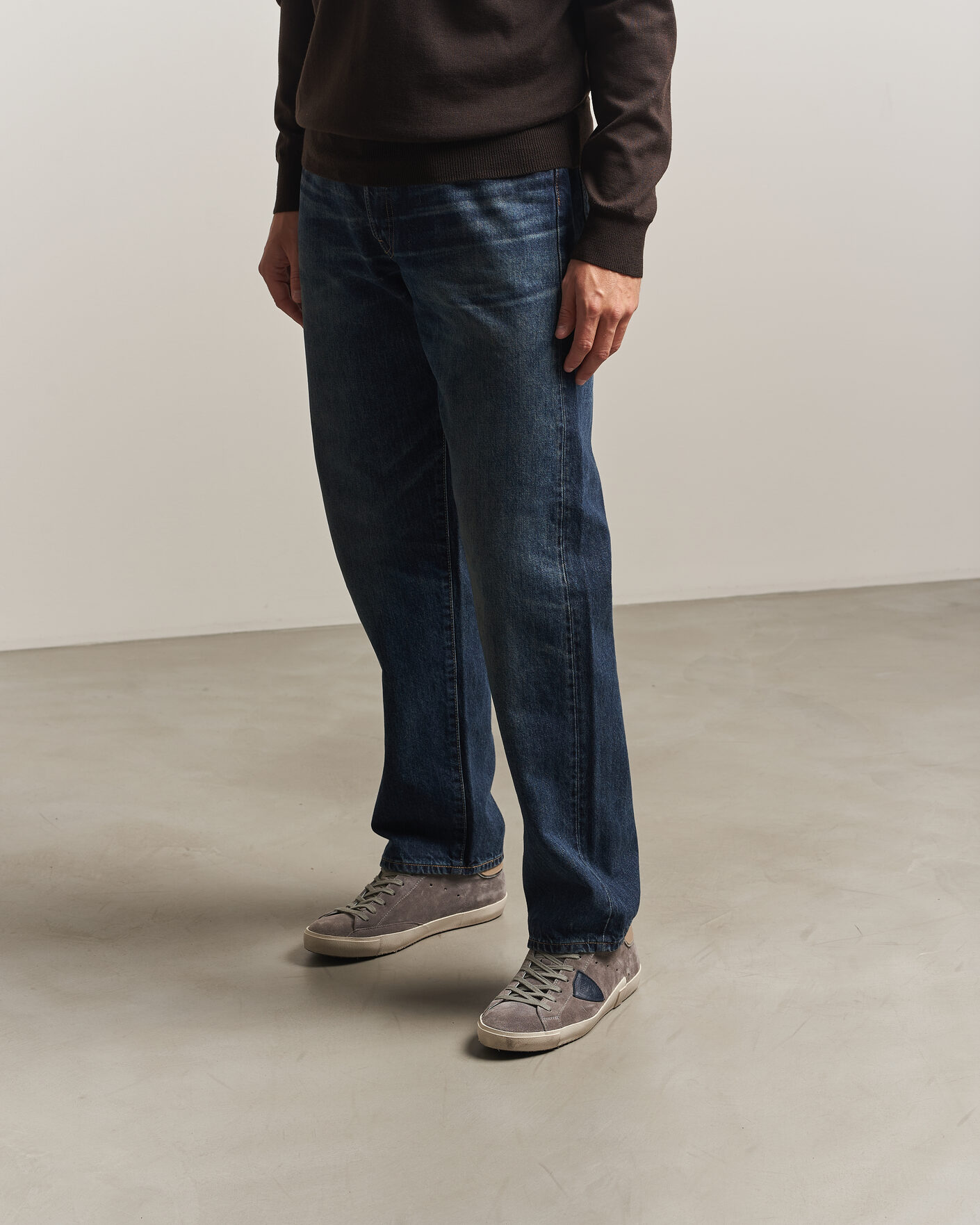 Uomini | Sneakers | Philippe Model | PRSX Low Top Suede Sneaker Grey