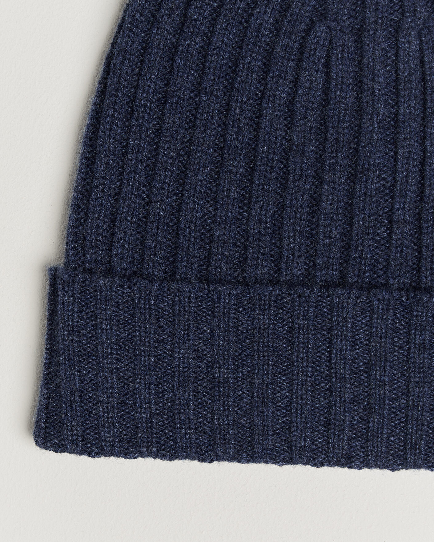 Uomini | Berretti | Piacenza Cashmere | Ribbed Cashmere Beanie Dark Blue