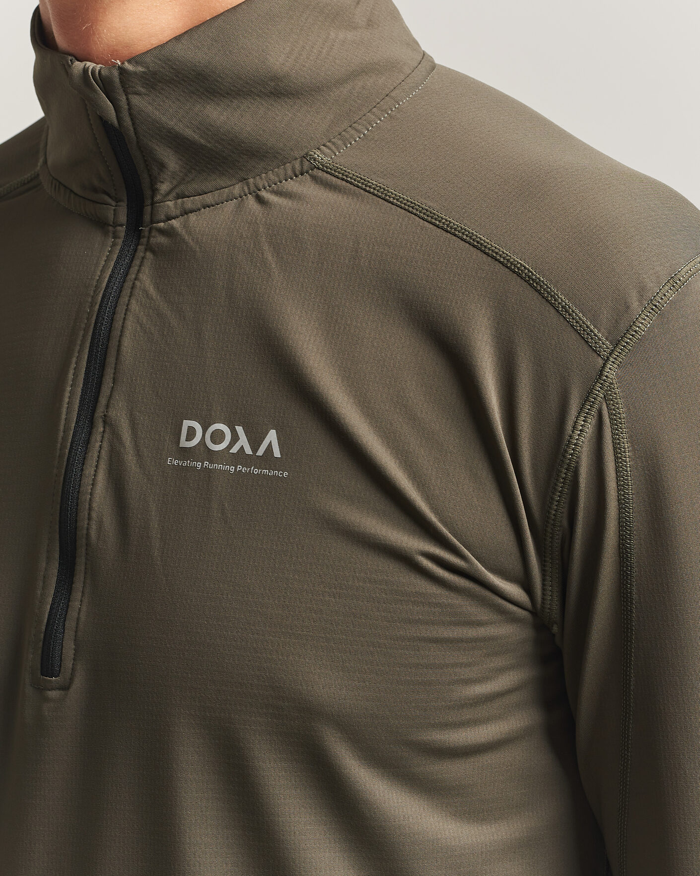 Uomini | Maglieria | DOXA | Thermal Half Zip Terra