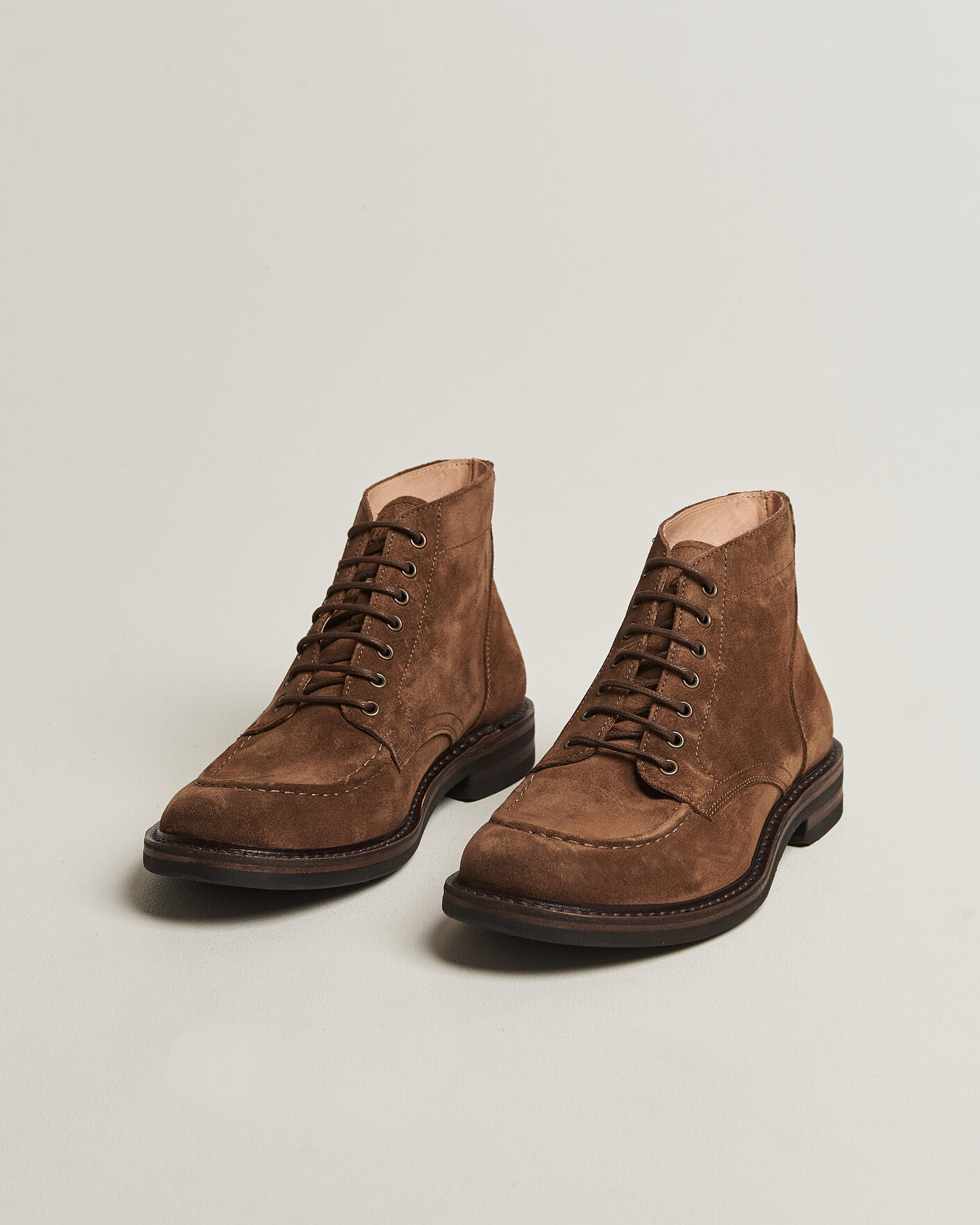 Uomini | Stivali | Astorflex | Nuvoflex Dainite Lace Up Boot Dark Khaki Suede
