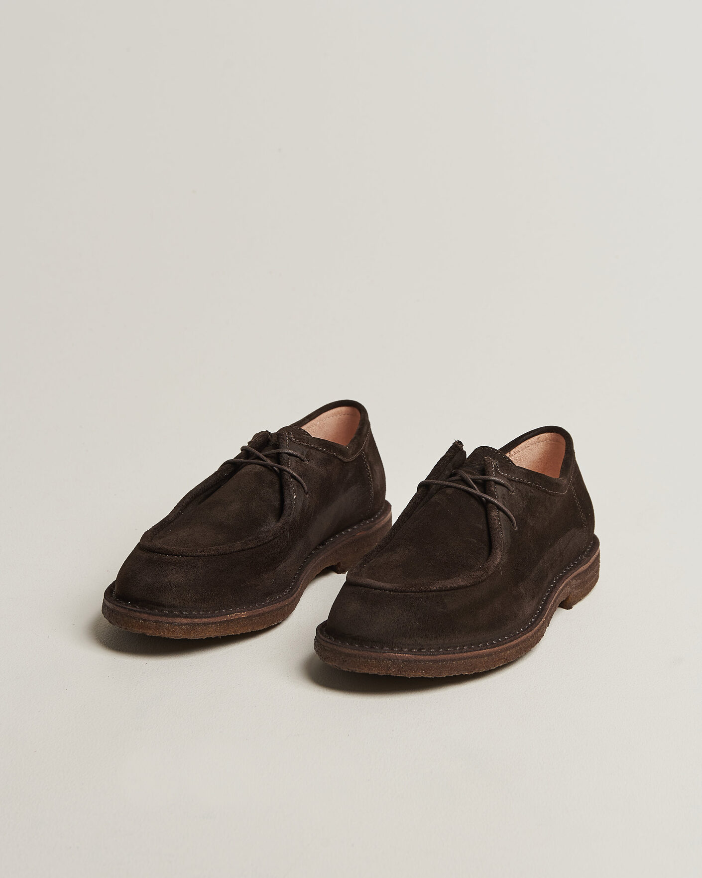 Uomini | Scarpe derby | Astorflex | Artflex Moc Toe Dark Brown Suede