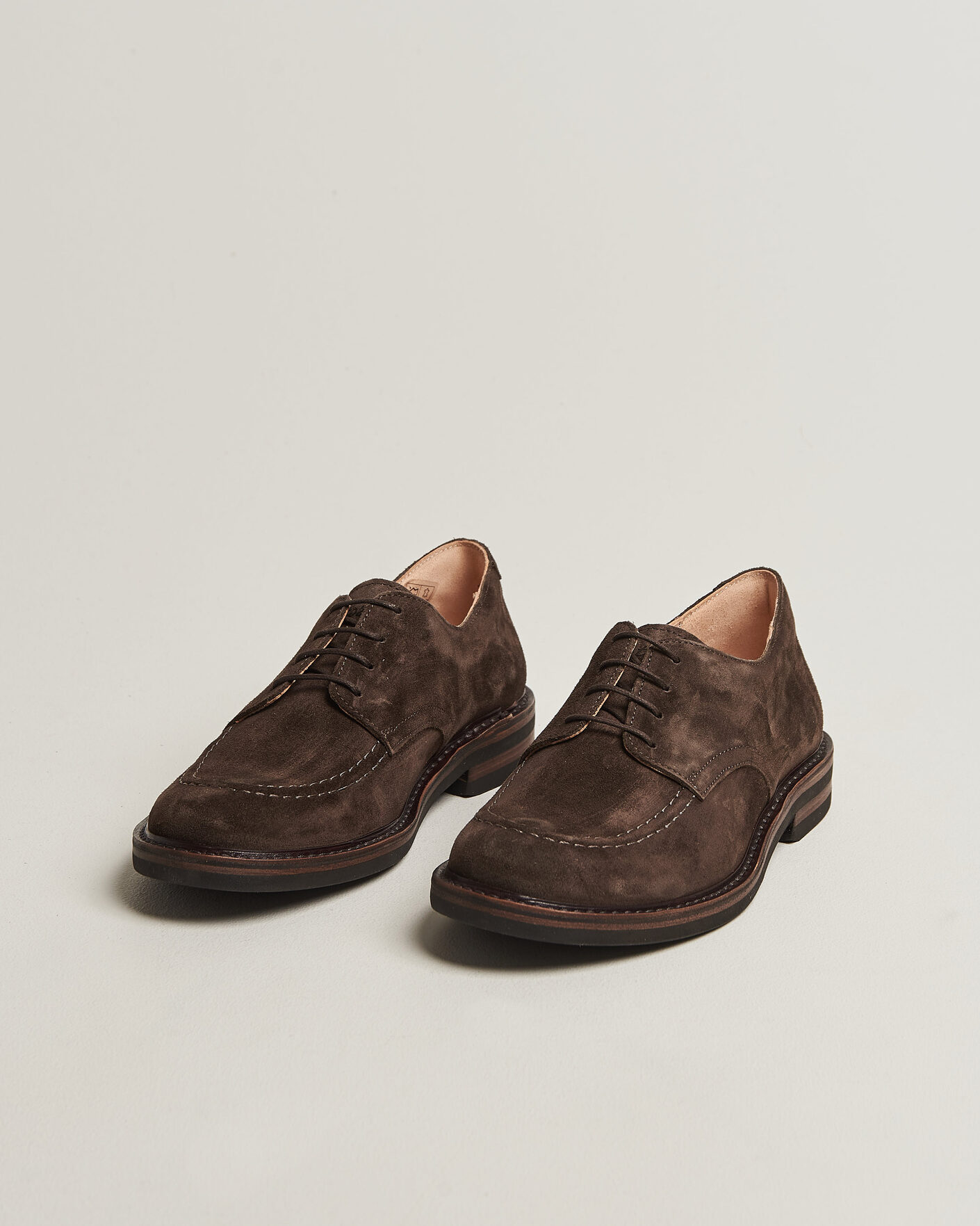 Uomini | Scarpe derby | Astorflex | Carlflex Moc Toe Dark Brown Suede