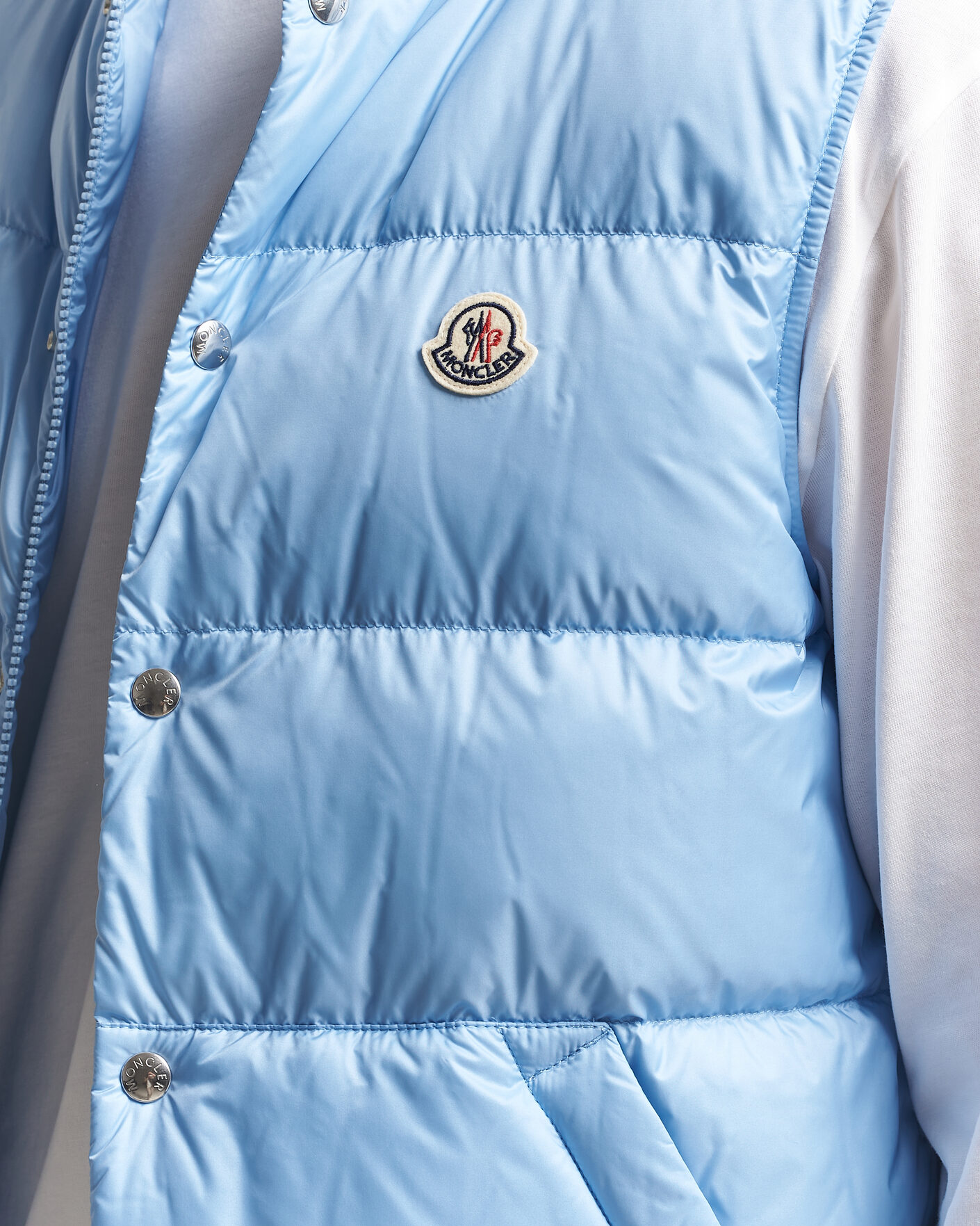 Uomini | Gilet | Moncler | Tuquerouye Down Vest Light Blue