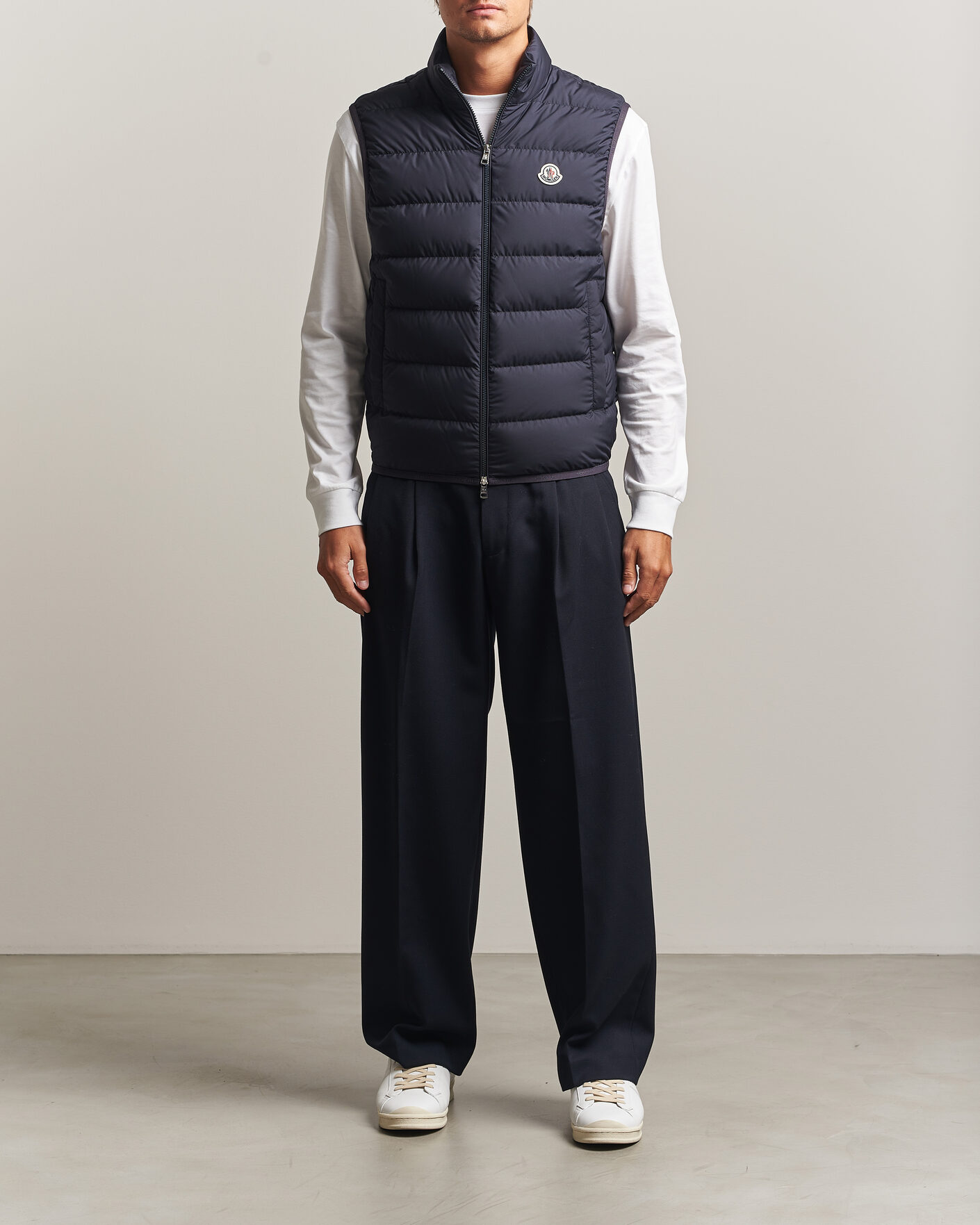 Uomini | Gilet | Moncler | Contrin Down Vest Navy