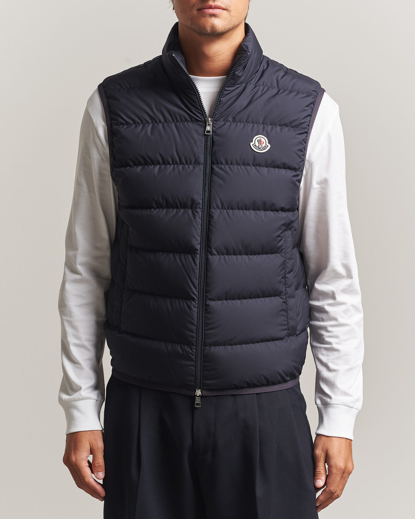 Uomini | Gilet | Moncler | Contrin Down Vest Navy