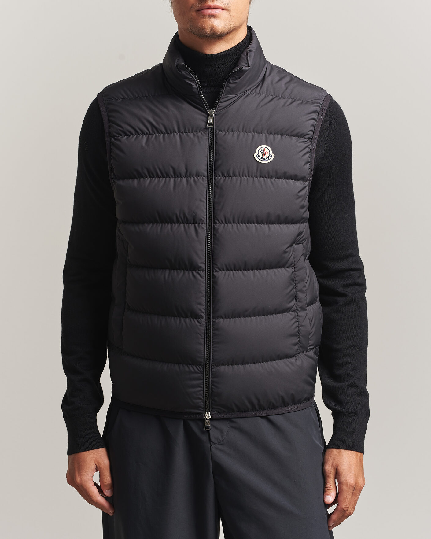 Uomini | Gilet | Moncler | Contrin Down Vest Black