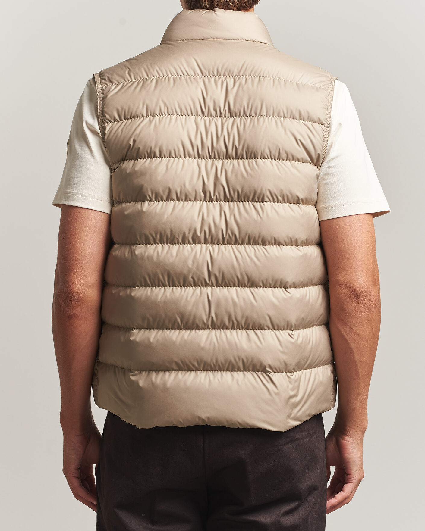 Uomini | Gilet | Moncler | Treompan Down Vest Brown