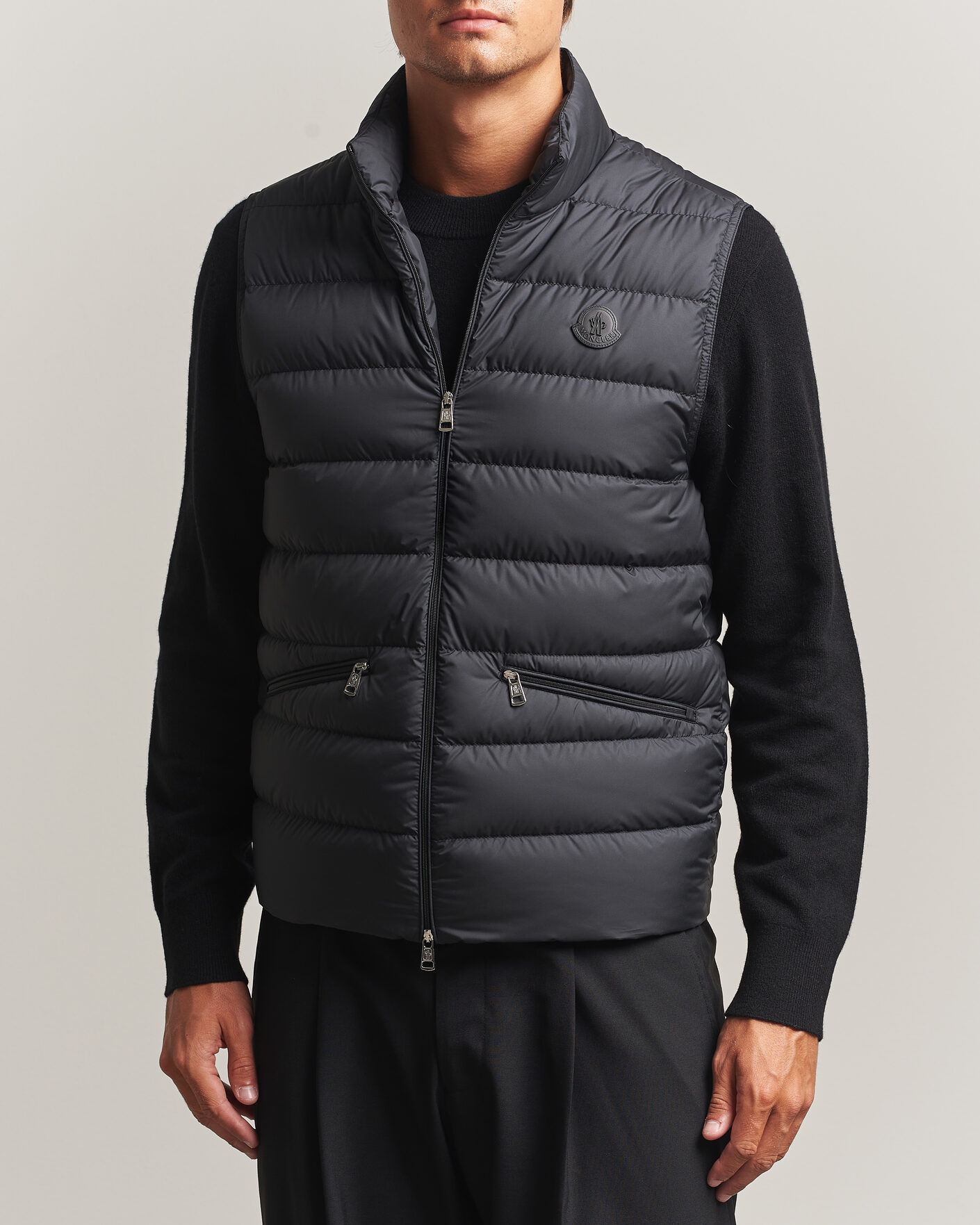 Uomini | Gilet | Moncler | Treompan Down Vest Black