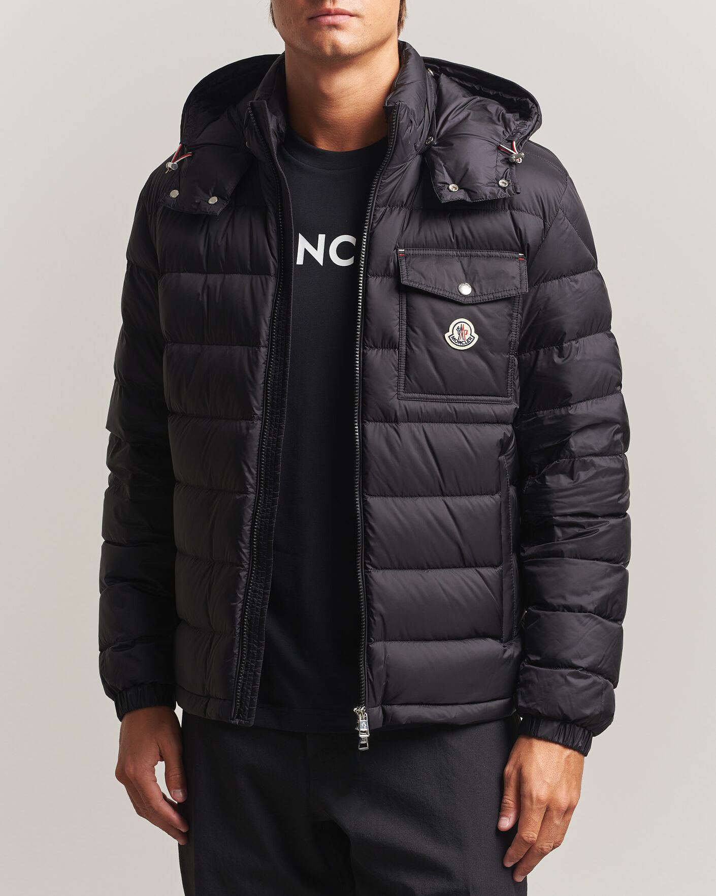 Uomini | Giacche | Moncler | Verith Hooded Down Jacket Black