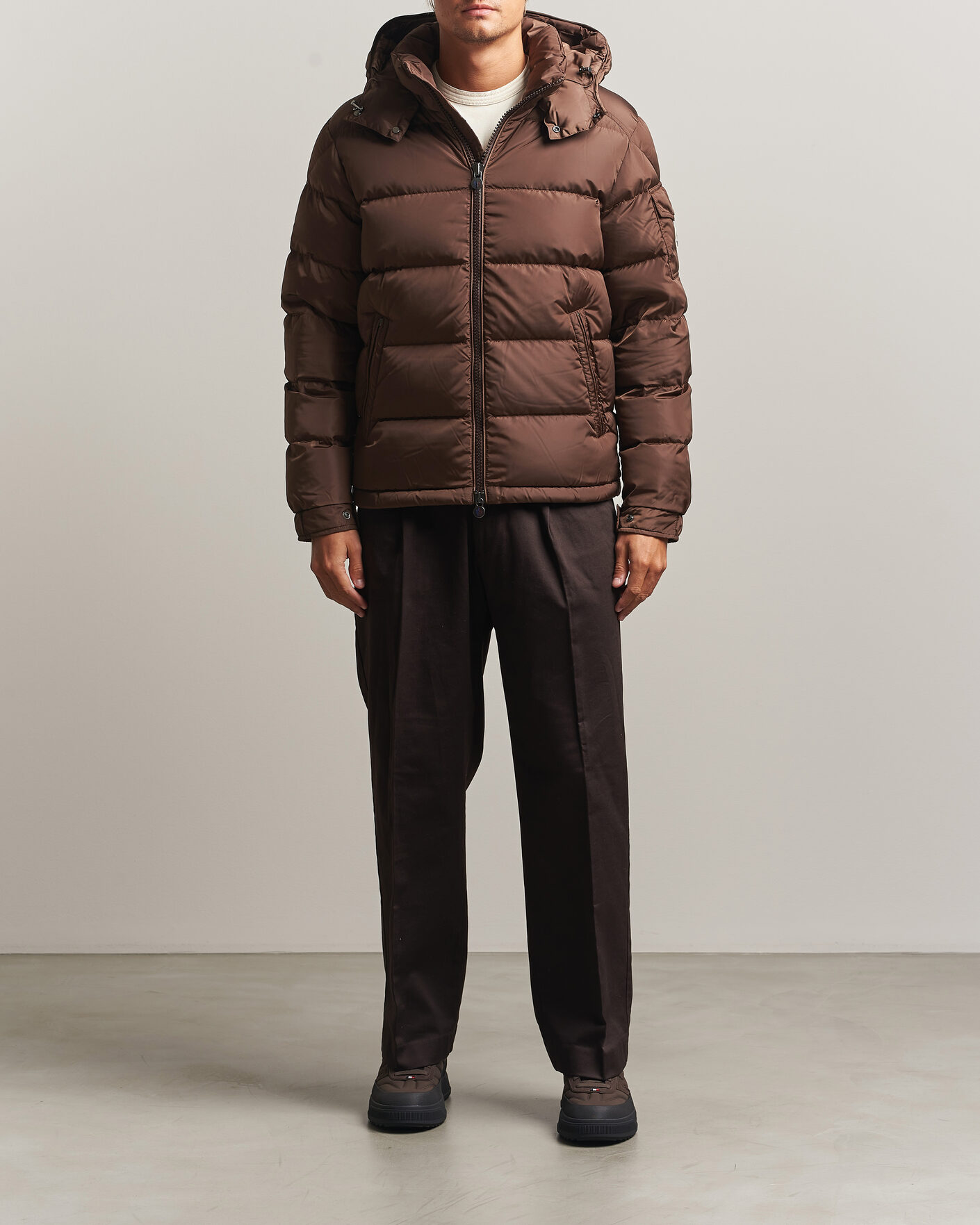 Uomini | Giacche | Moncler | Maya Jacket Matte Brown