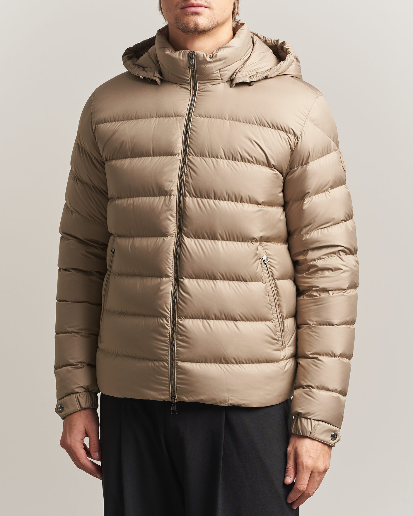 Uomini | Giacche | Moncler | Arneb Hooded Down Jacket Brown