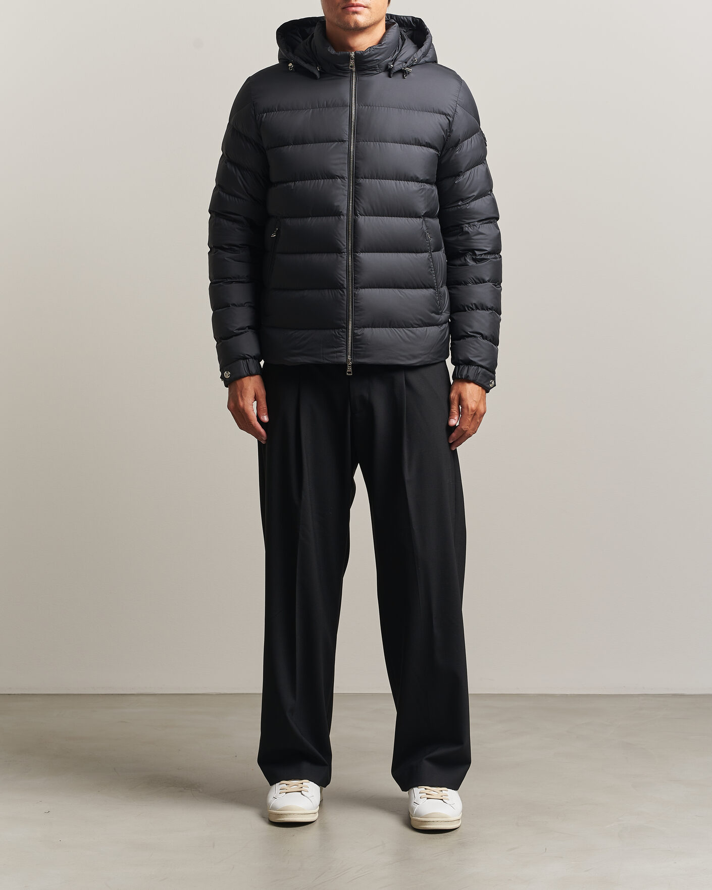 Uomini | Giacche | Moncler | Arneb Hooded Down Jacket Black