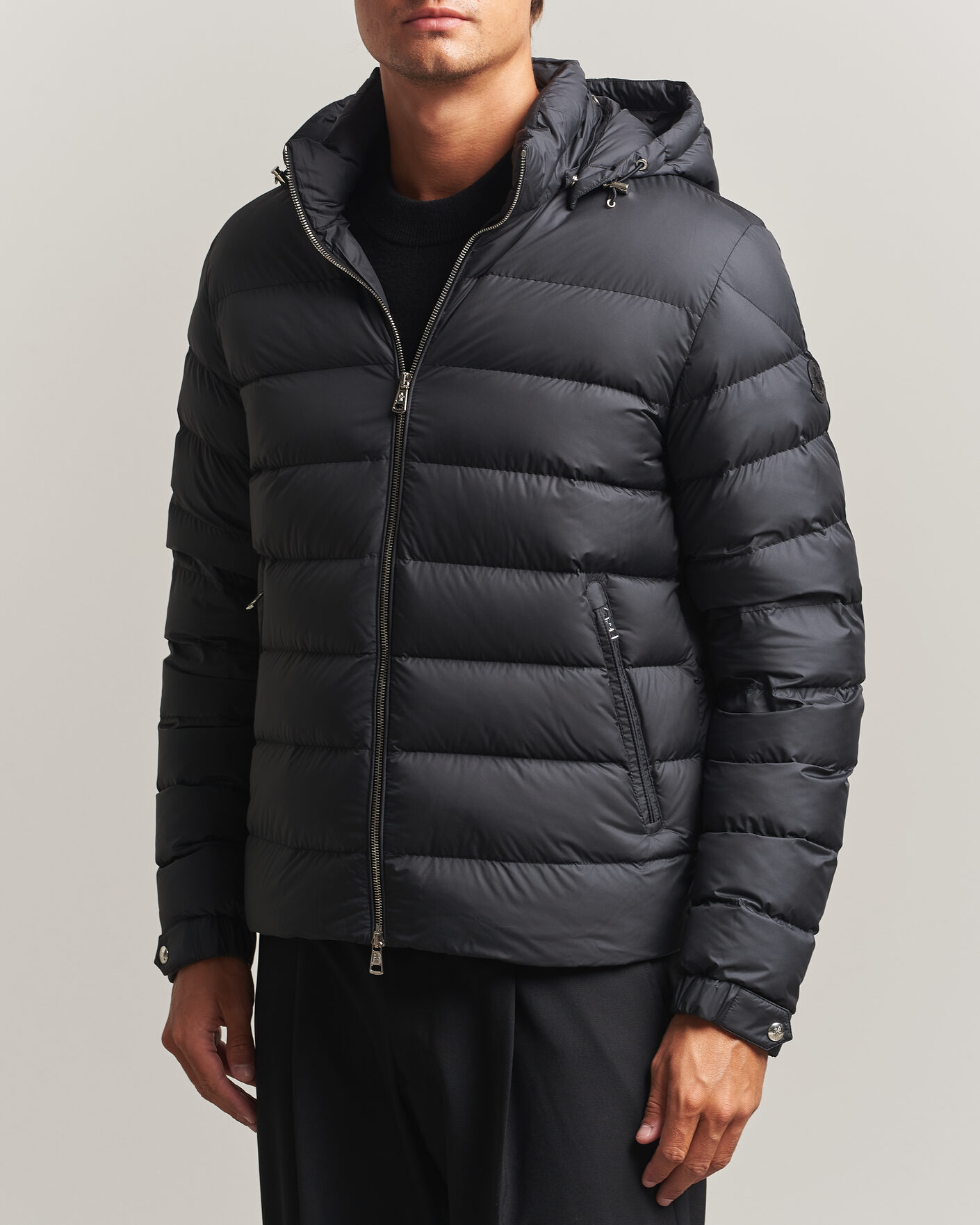Uomini | Giacche | Moncler | Arneb Hooded Down Jacket Black