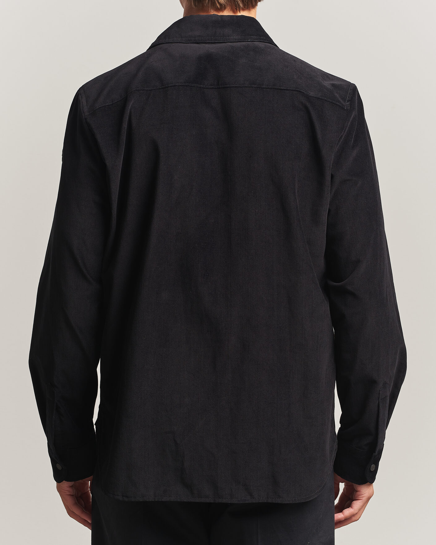 Uomini | Camicie | Moncler | Corduroy Overshirt Black