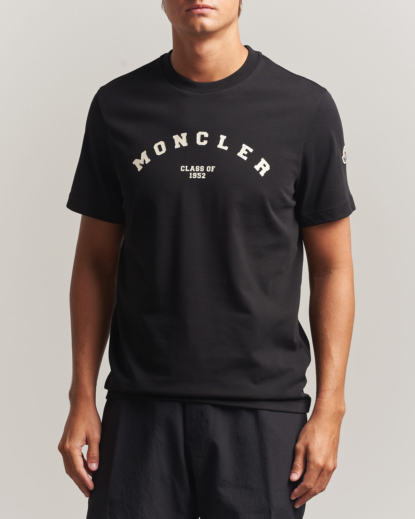 Uomini | T-shirt | Moncler | College Logo T-Shirt Black