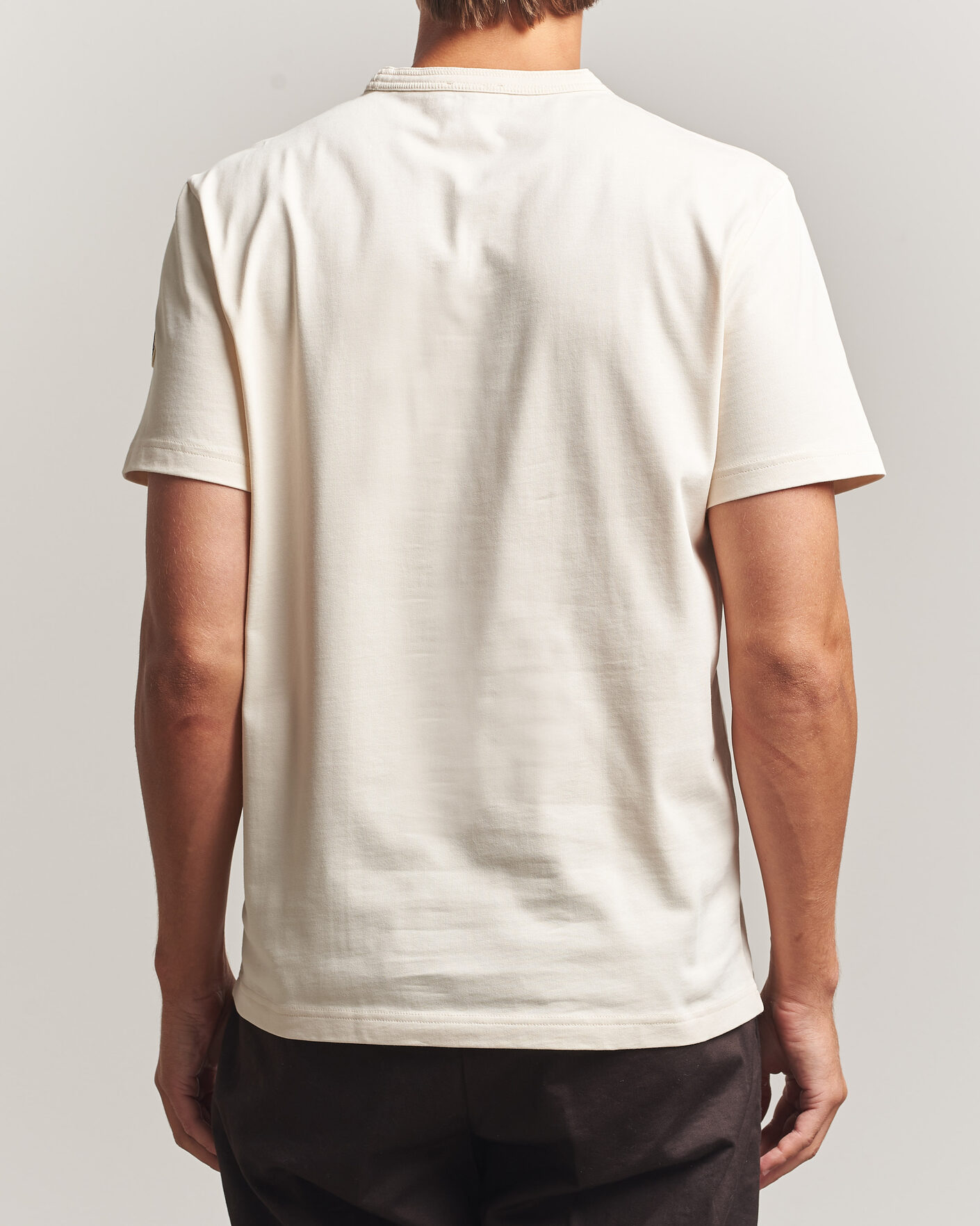 Uomini | T-shirt | Moncler | Varsity Logo T-Shirt Off White