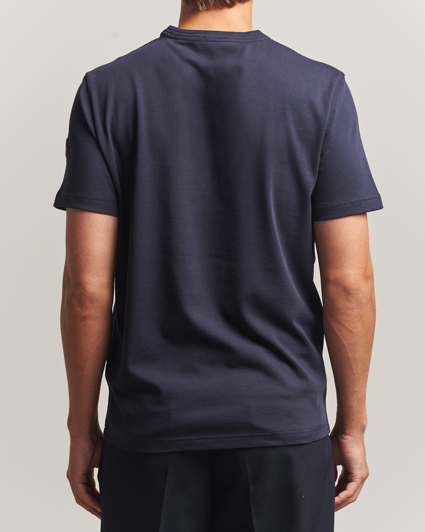 Uomini | T-shirt | Moncler | Varsity Logo T-Shirt Navy