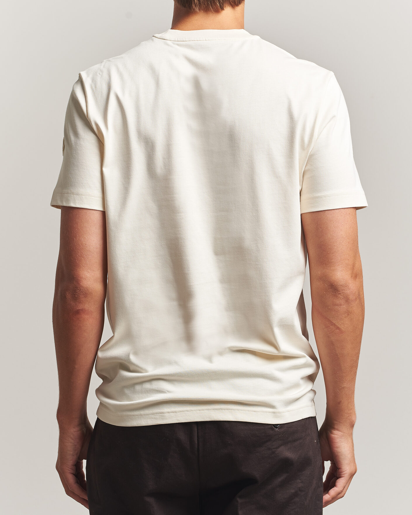 Uomini | T-shirt | Moncler | College Logo T-Shirt Off White