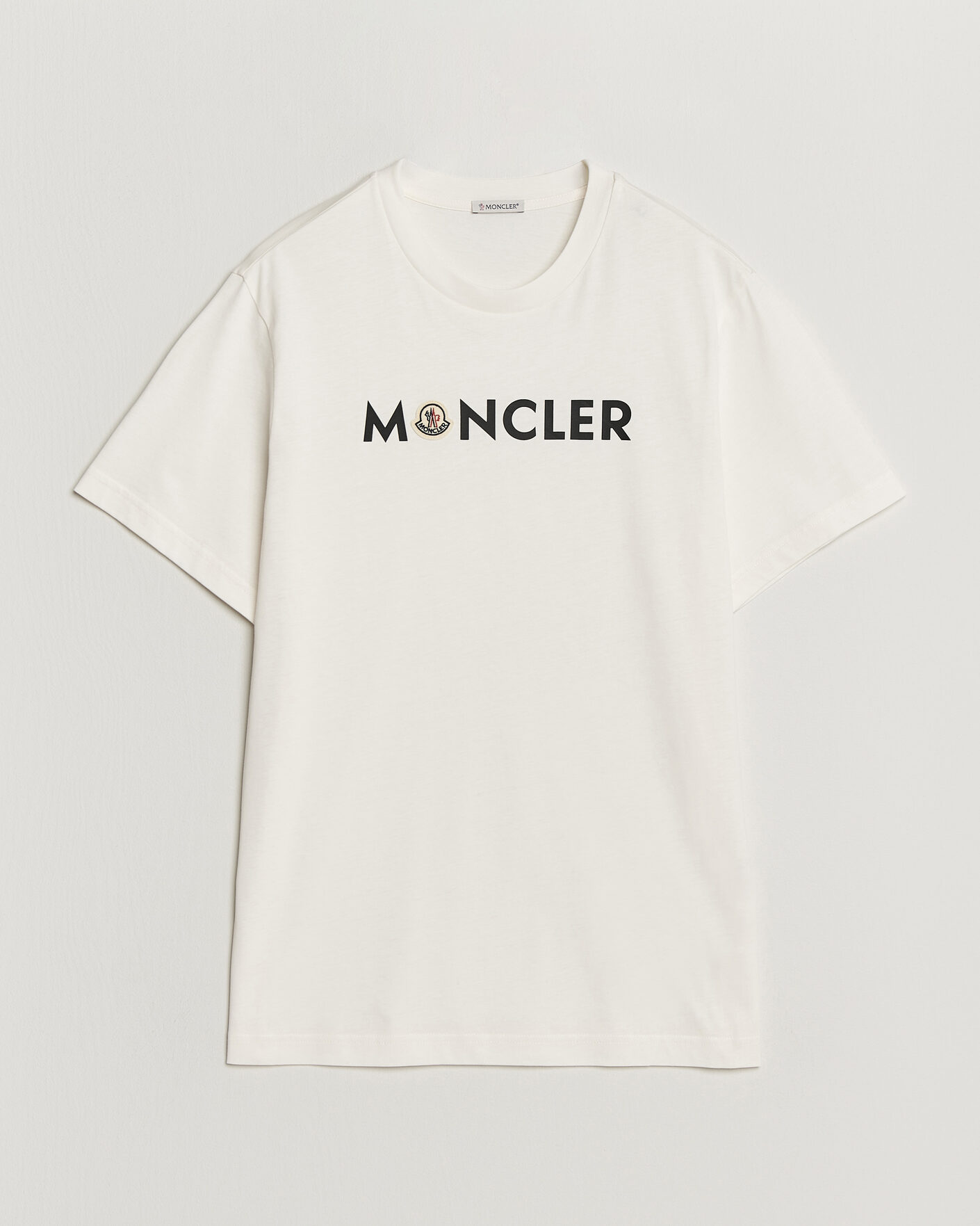 Uomini | T-shirt | Moncler | Logo Lettering T-Shirts White