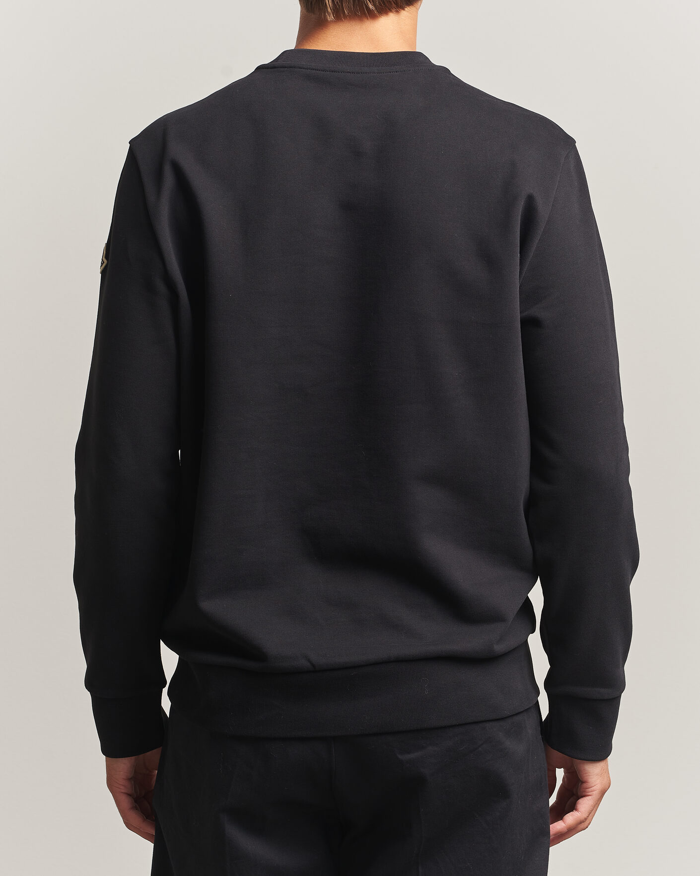 Uomini | Maglieria | Moncler | College Logo Sweatshirt Black