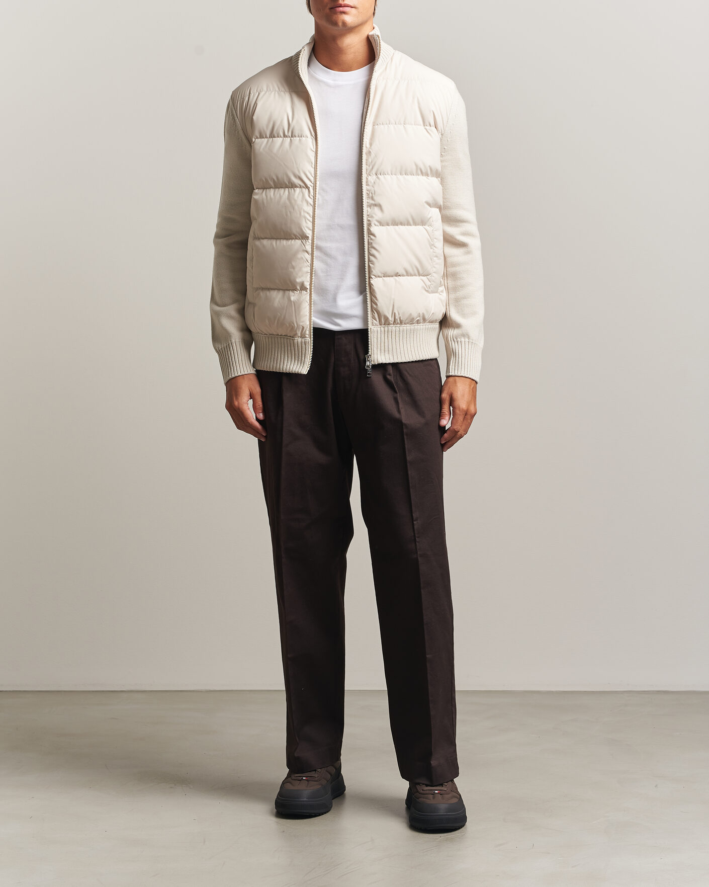 Uomini | Giacche | Moncler | Padded Hybrid Jacket Grey
