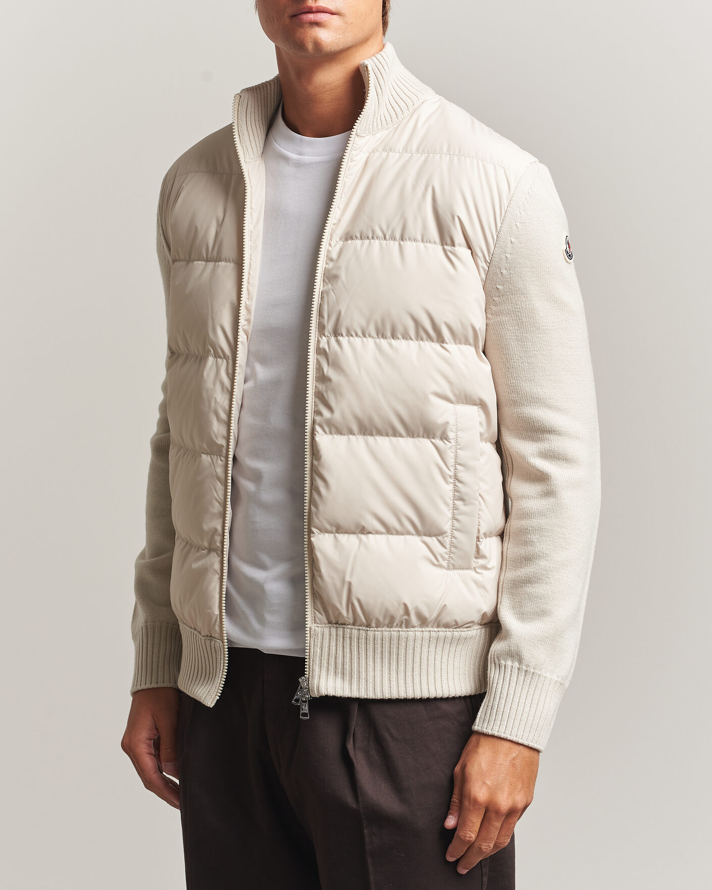 Uomini | Giacche | Moncler | Padded Hybrid Jacket Grey