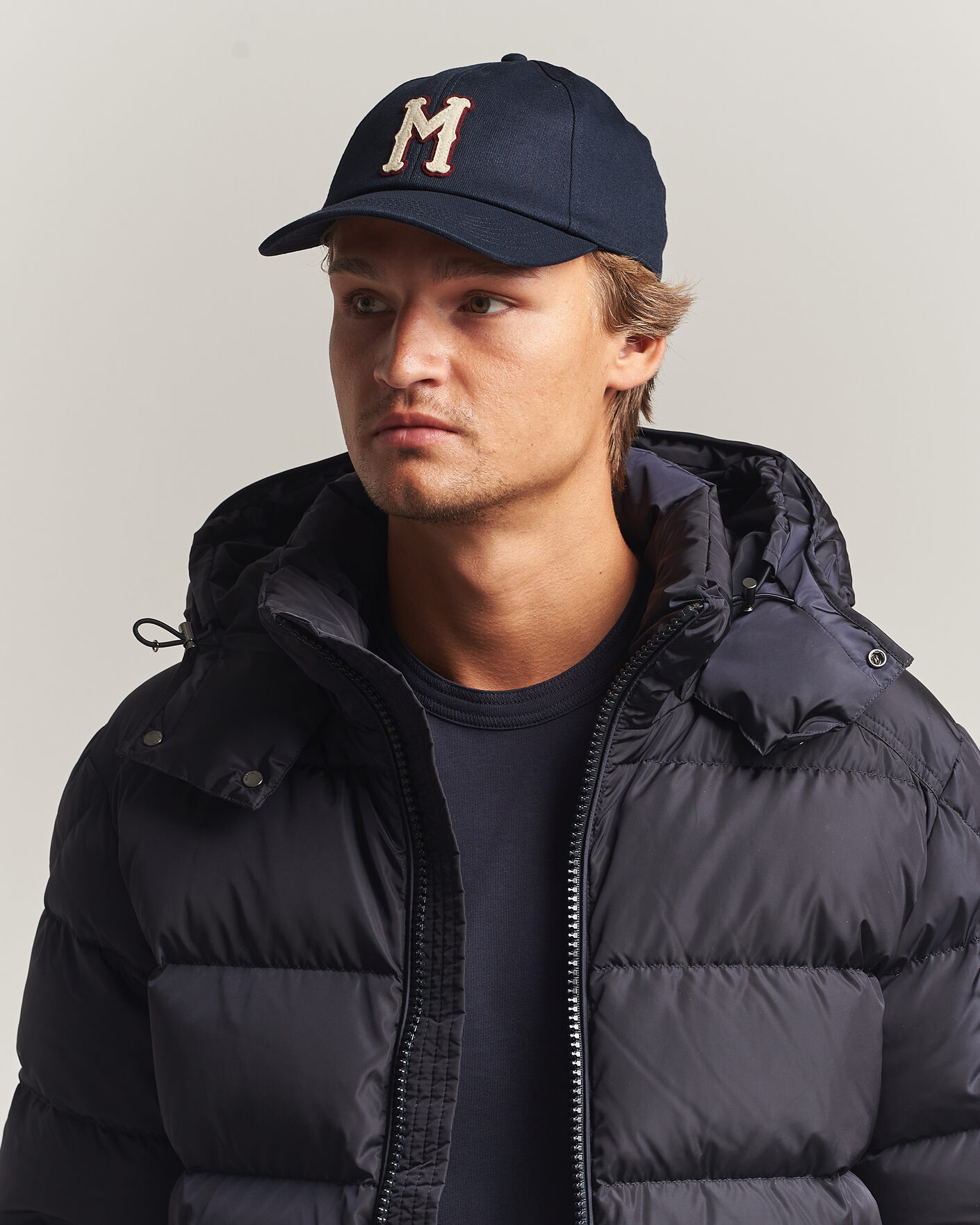 Uomini | Cappelli & Berretti | Moncler | College Logo Baseball Cap Navy