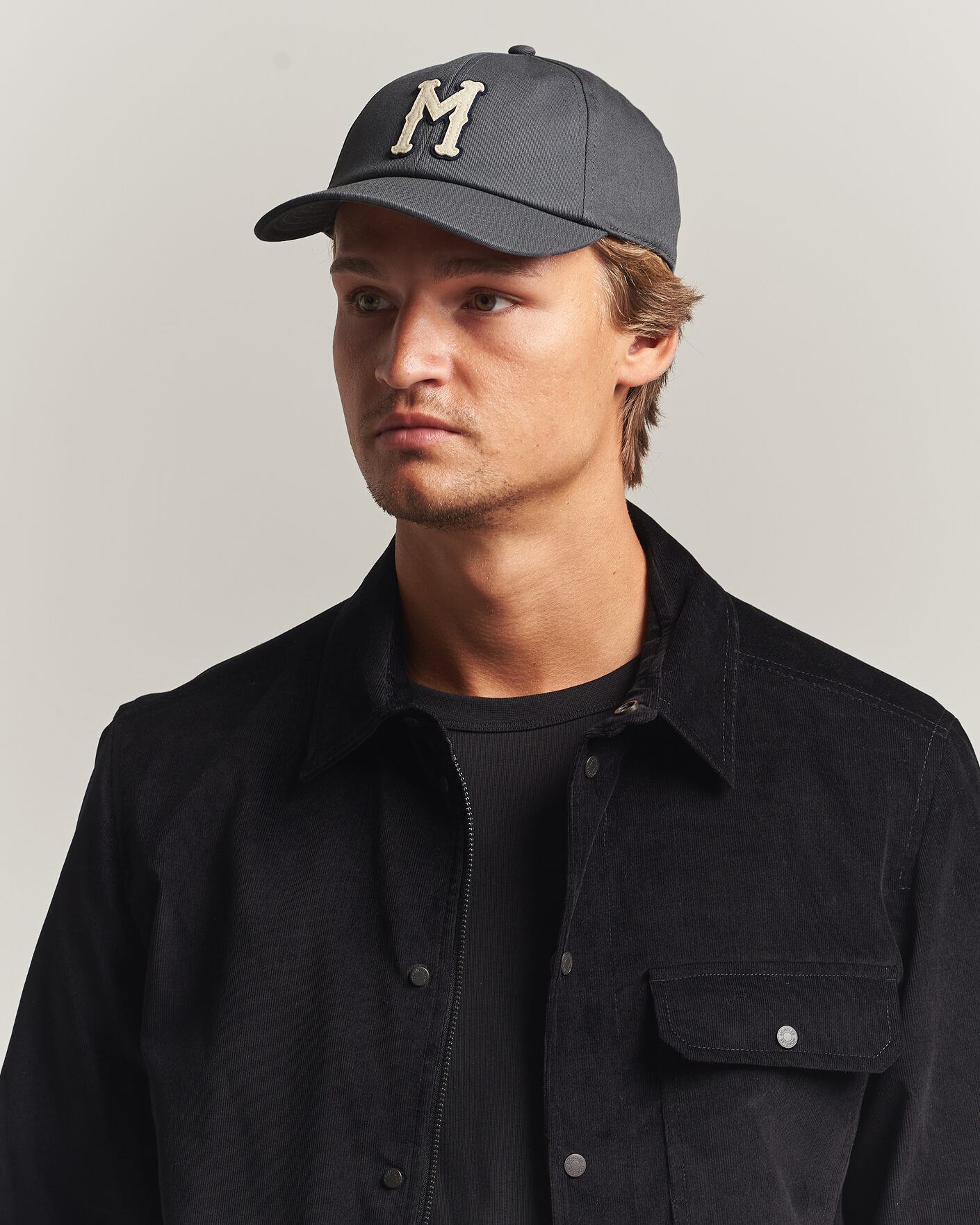 Uomini | Cappelli & Berretti | Moncler | College Logo Baseball Cap Grey