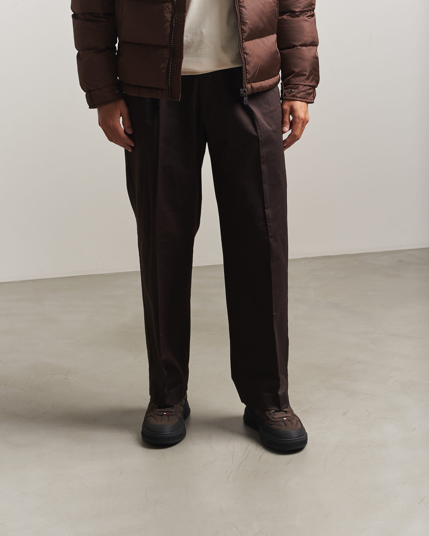 Uomini | Sneakers | Moncler | Altive Low Top Sneakers Dark Brown