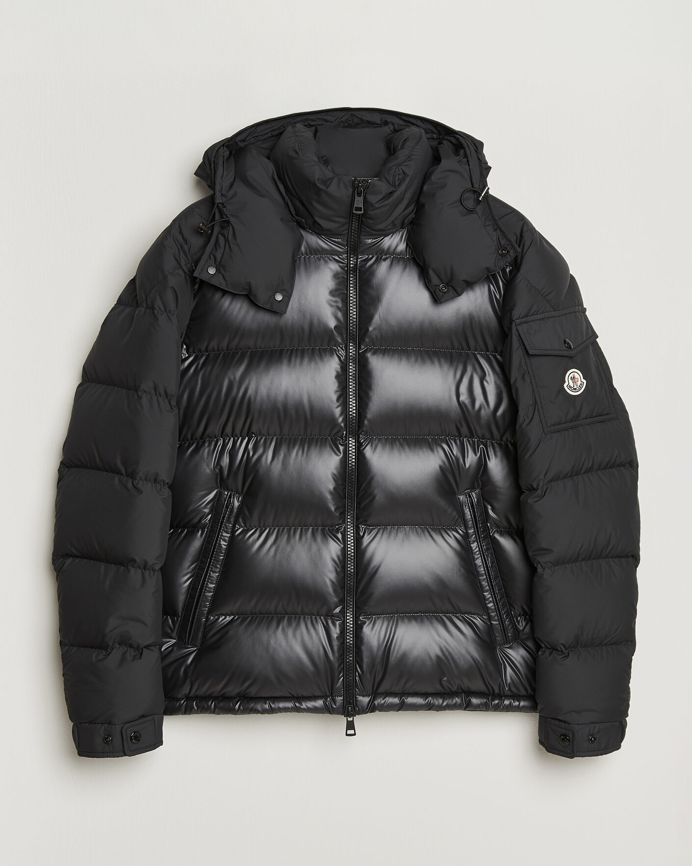 Uomini | Giacche | Moncler | Maya Bi-Material Jacket Black
