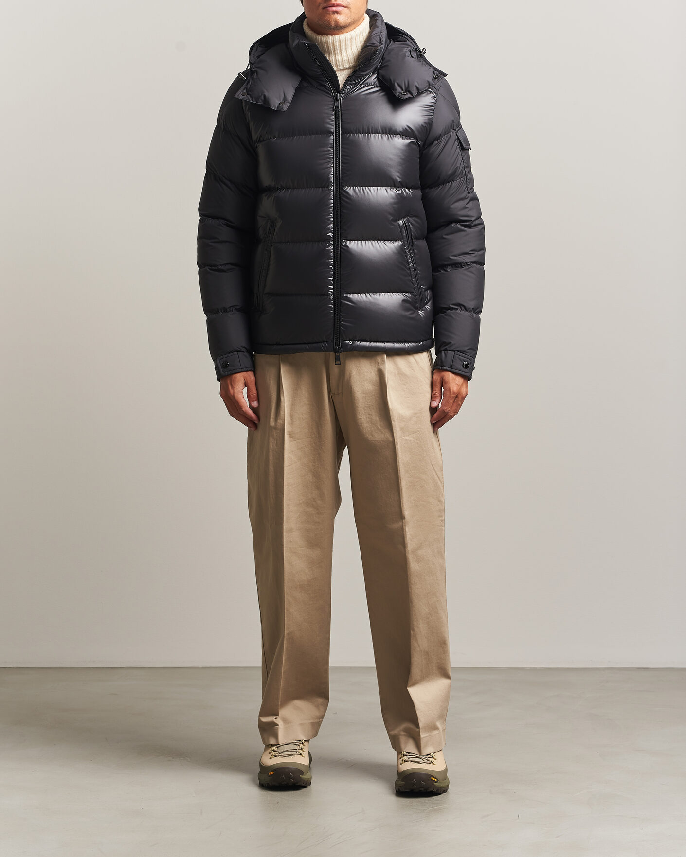 Uomini | Giacche | Moncler | Maya Bi-Material Jacket Black