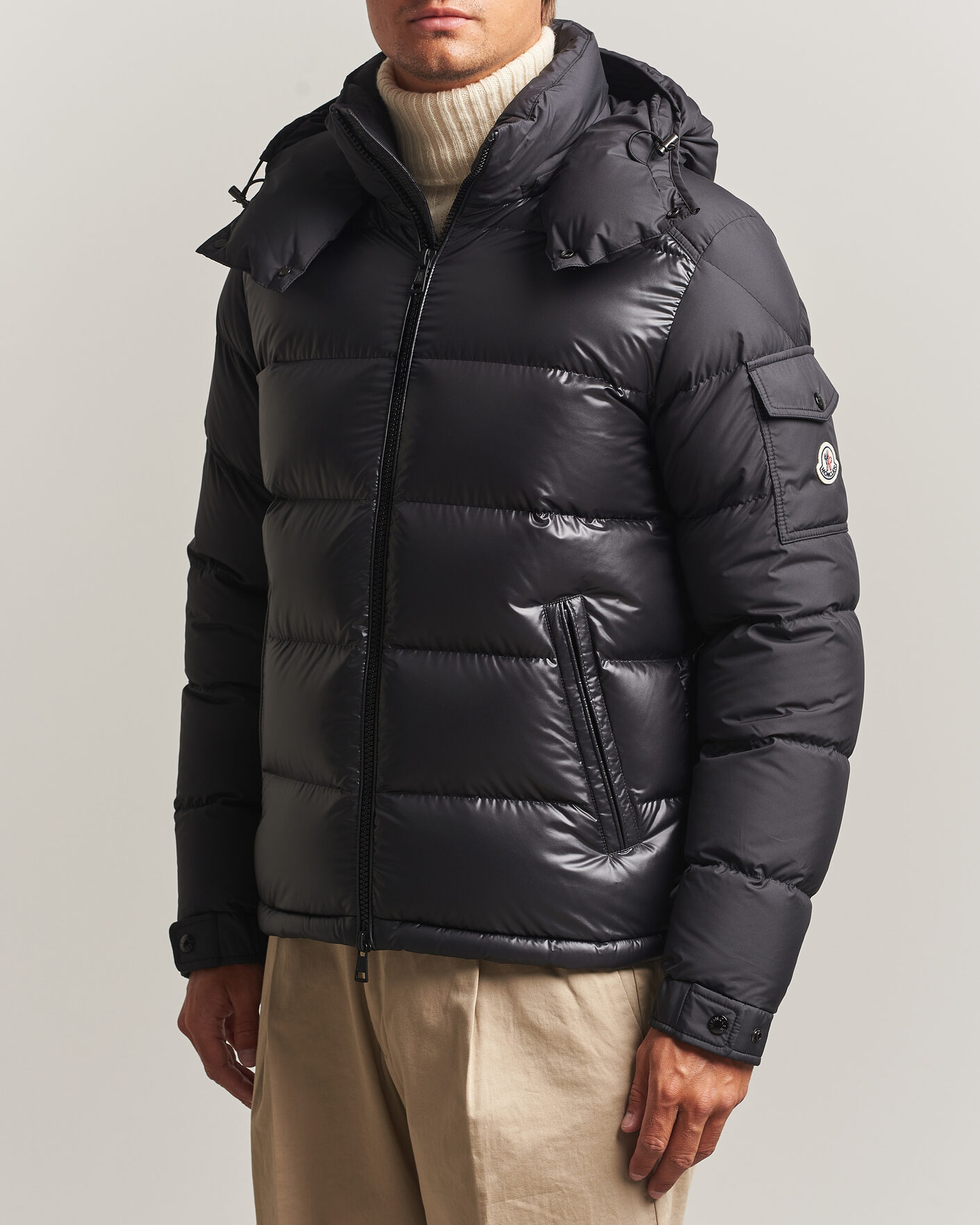Uomini | Giacche | Moncler | Maya Bi-Material Jacket Black