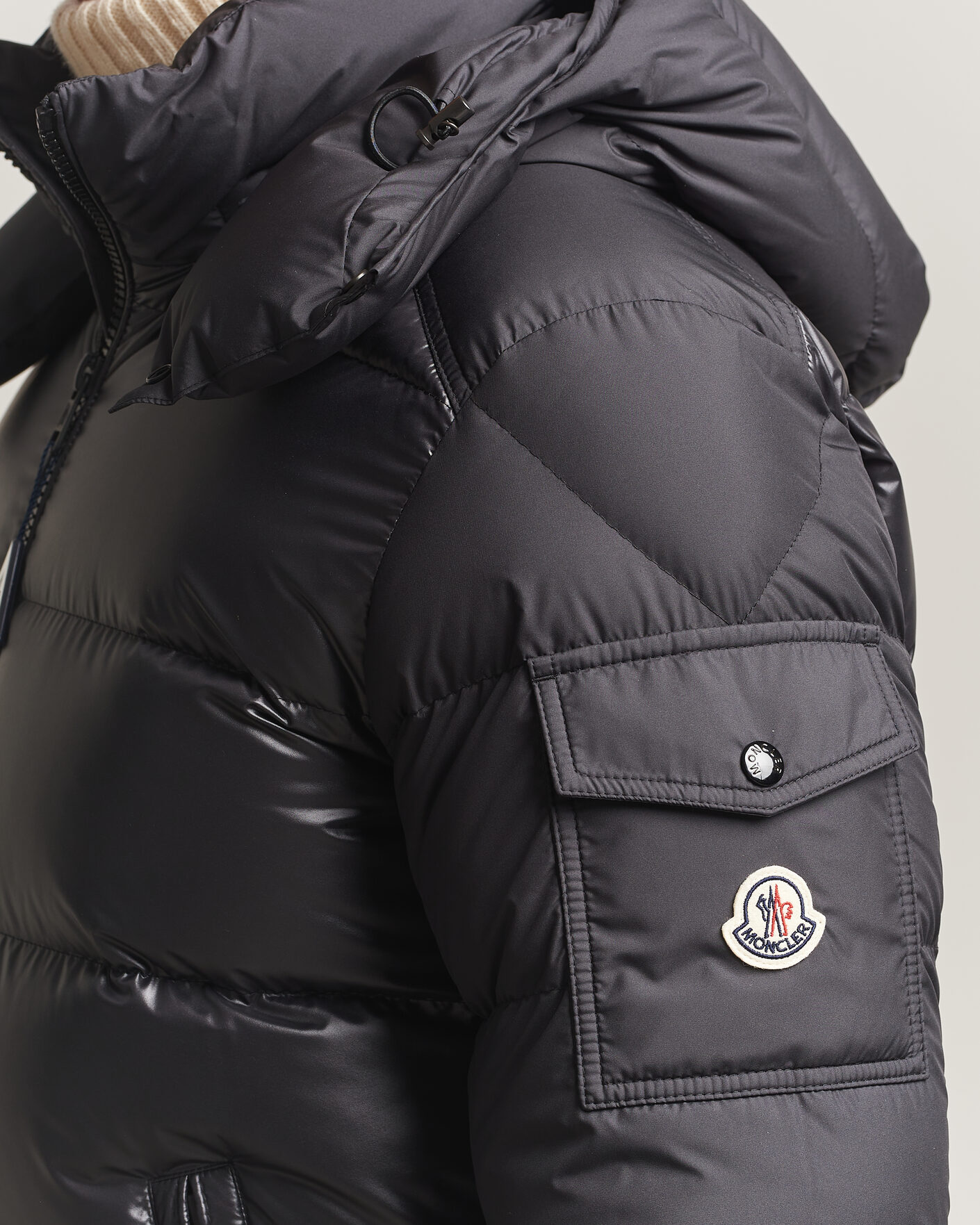 Uomini | Giacche | Moncler | Maya Bi-Material Jacket Black