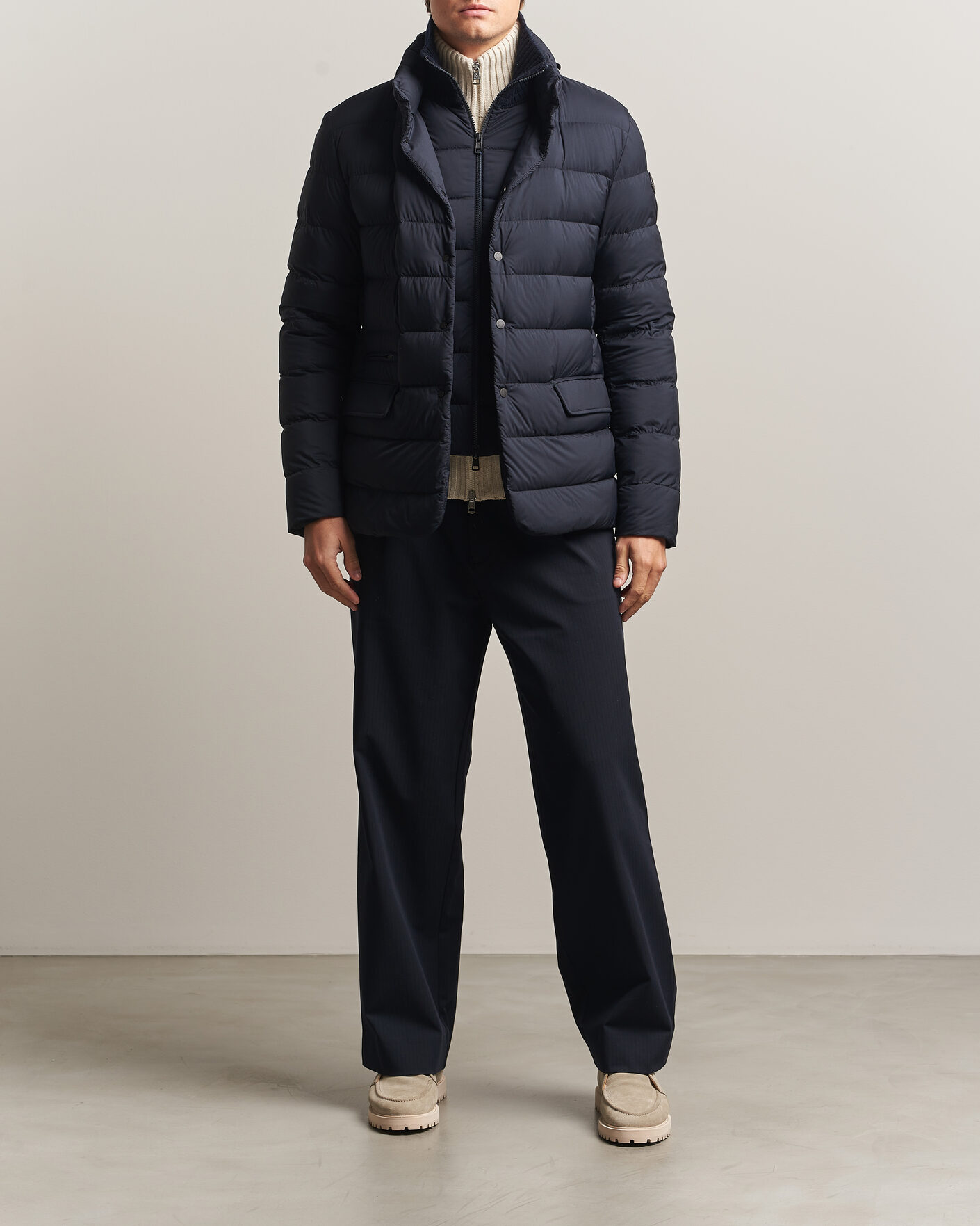 Uomini | Giacche | Moncler | Elarune Down Blazer Navy