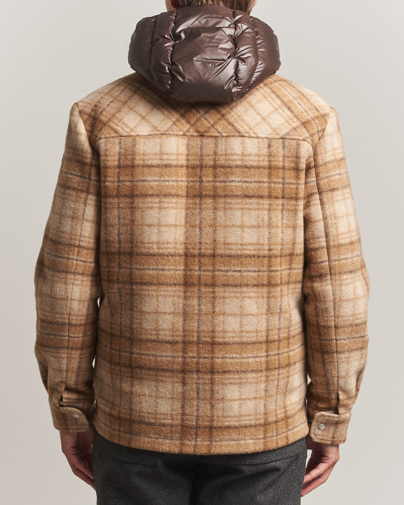 Uomini | Giacche | Moncler | Nyvalin Shirt Jacket Brown Check