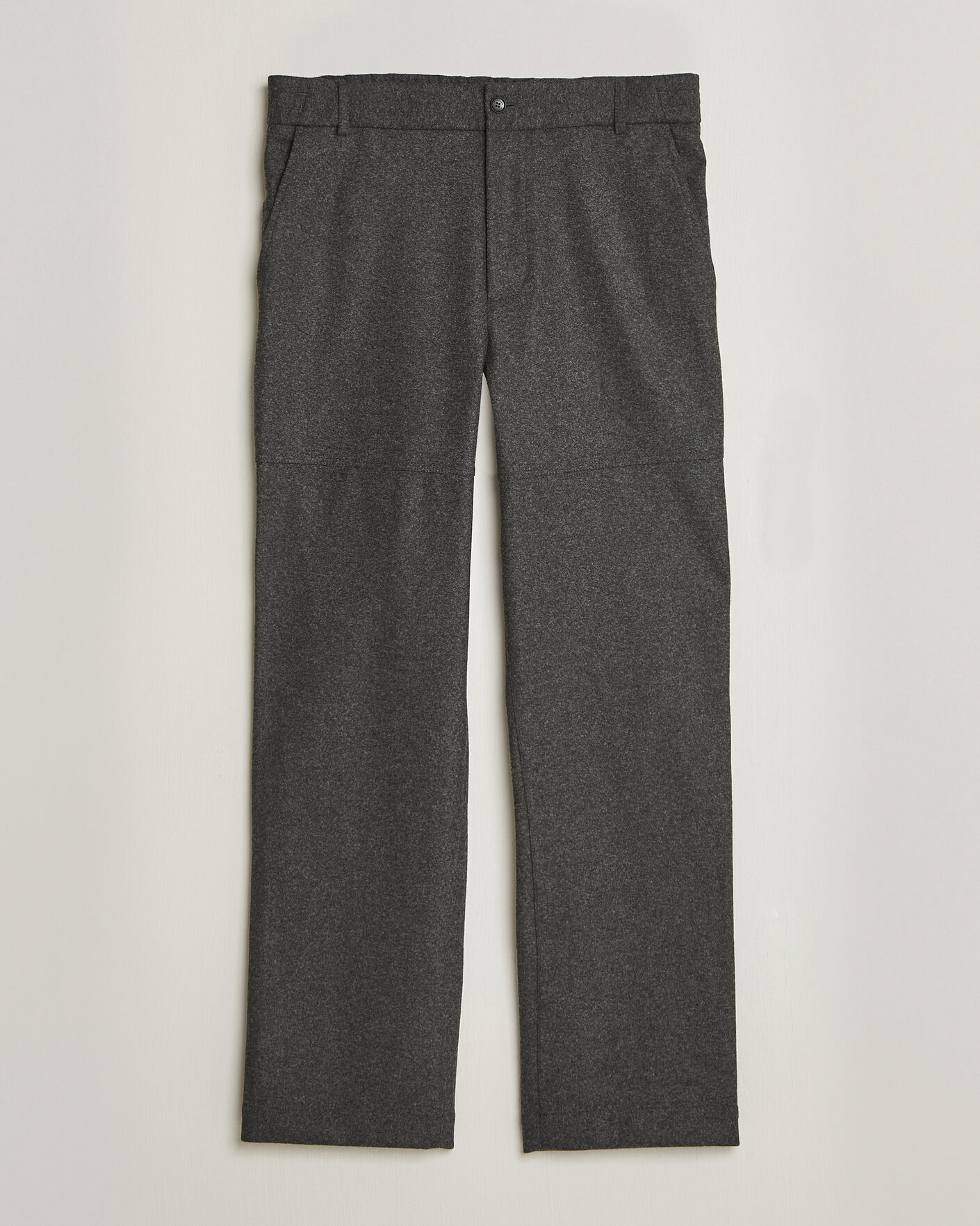 Uomini | Pantaloni | Moncler | Flannel Trousers Charcoal