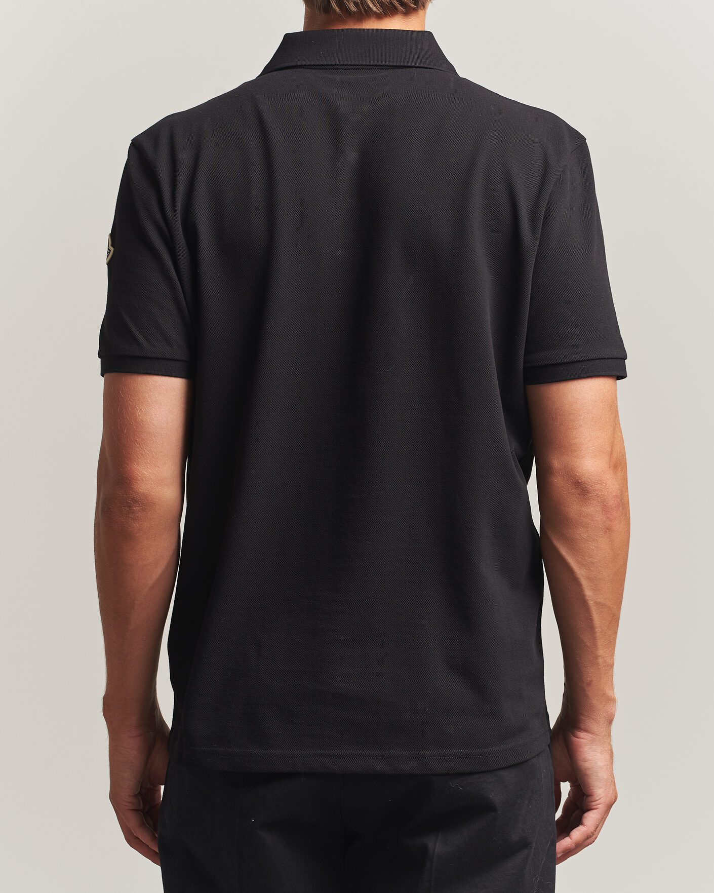 Uomini | Polo | Moncler | Short Sleeve Polo Black