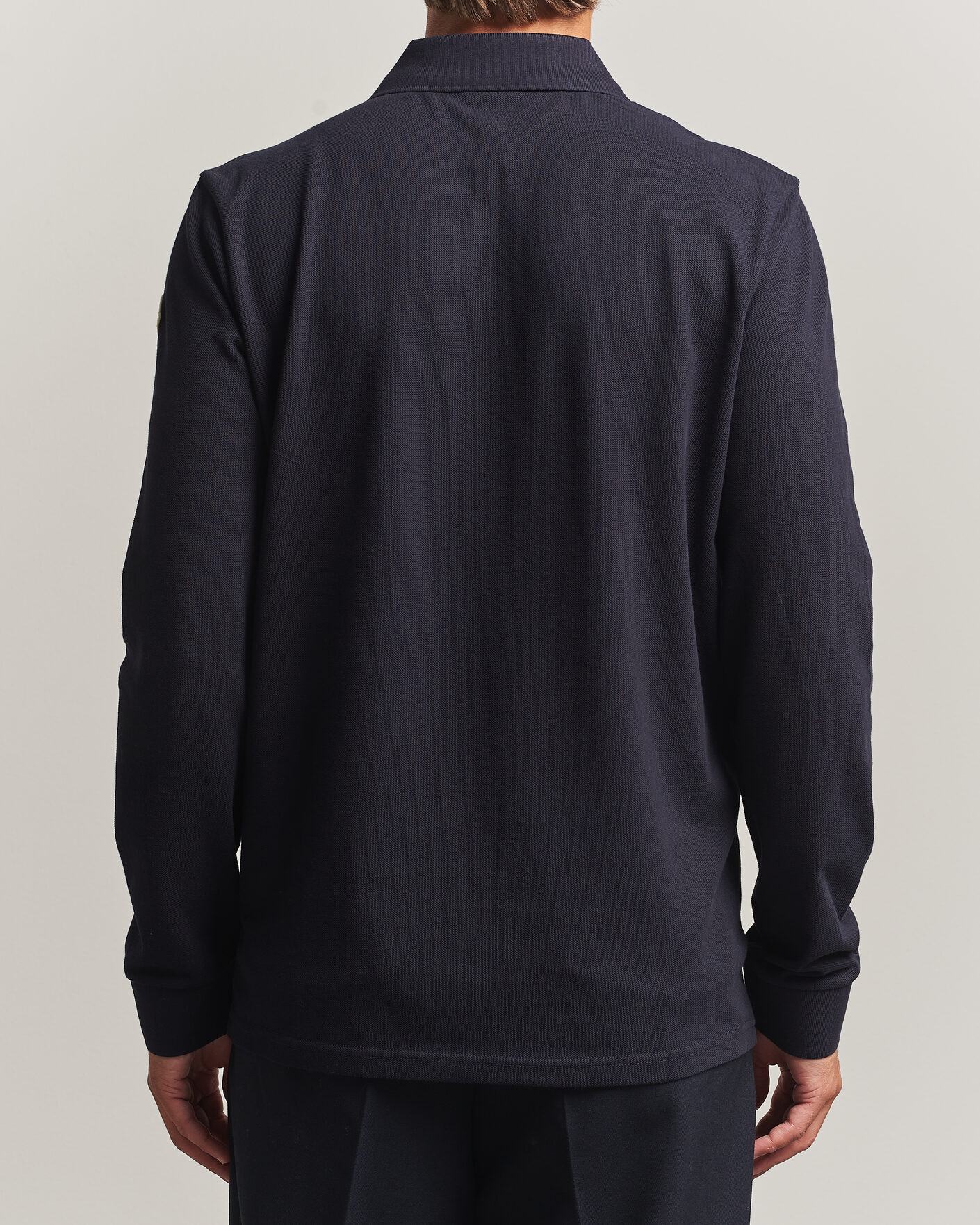 Uomini | Polo | Moncler | Long Sleeve Polo Navy