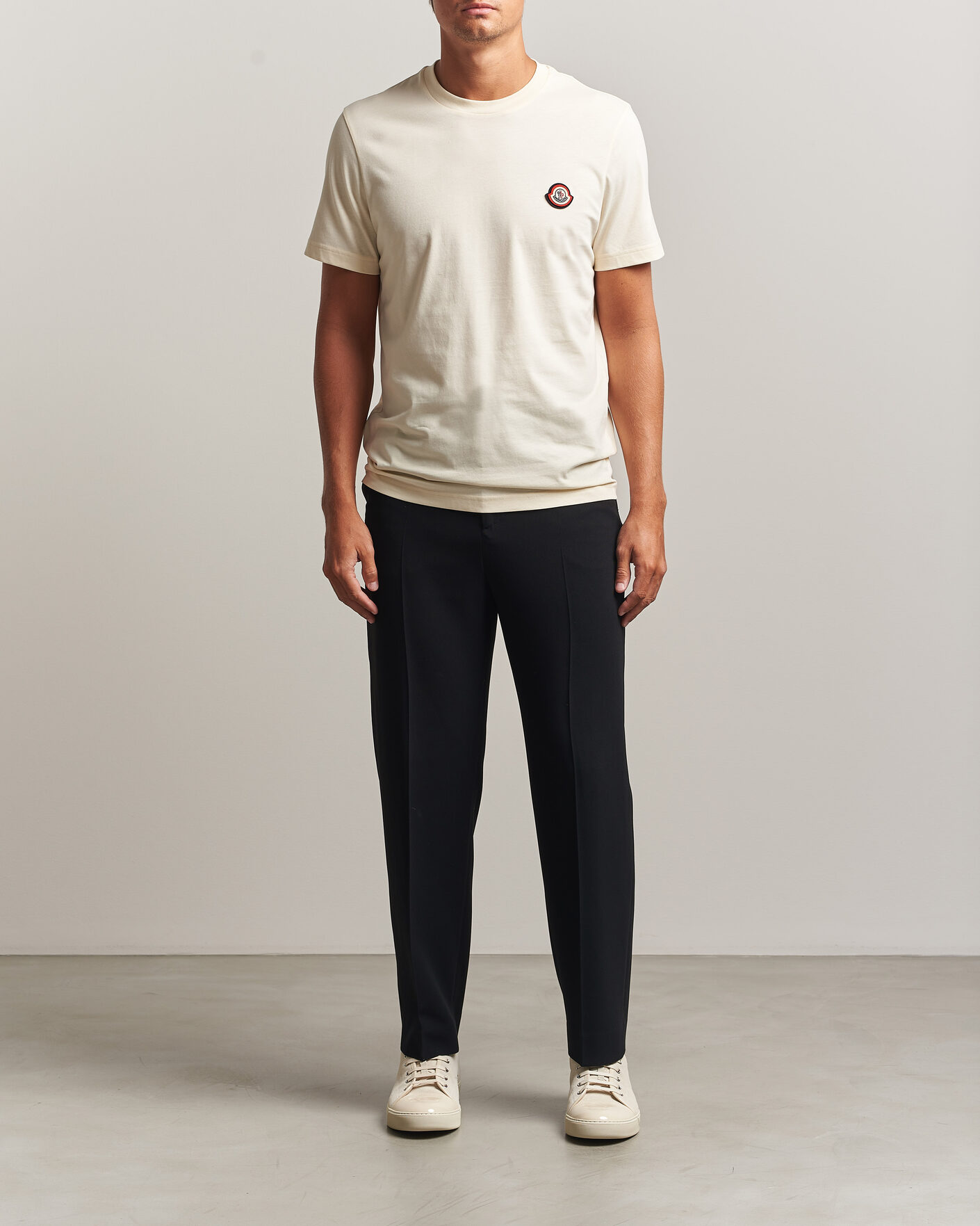 Uomini | T-shirt | Moncler | Logo T-Shirt Off White