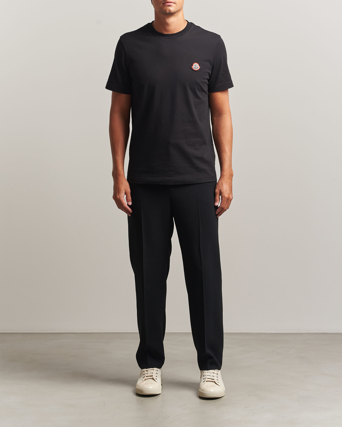 Uomini | T-shirt | Moncler | Logo T-Shirt Black
