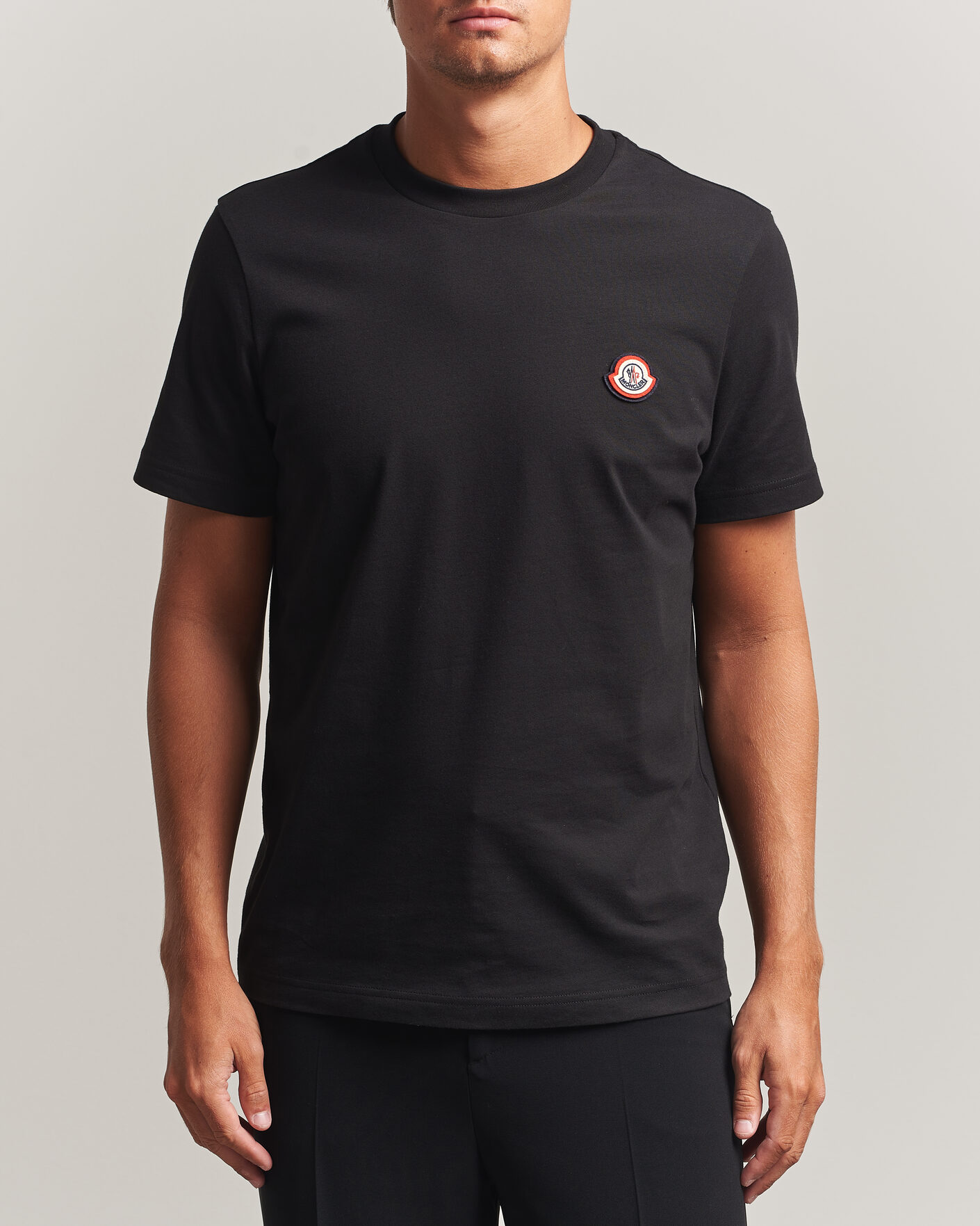 Uomini | T-shirt | Moncler | Logo T-Shirt Black
