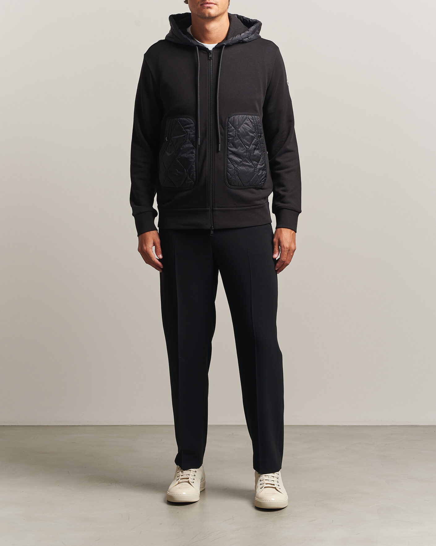 Uomini | Maglieria | Moncler | Full Zip Hoodie Black
