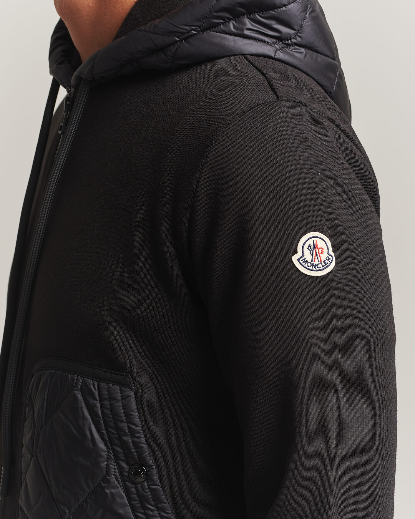 Uomini | Maglieria | Moncler | Full Zip Hoodie Black
