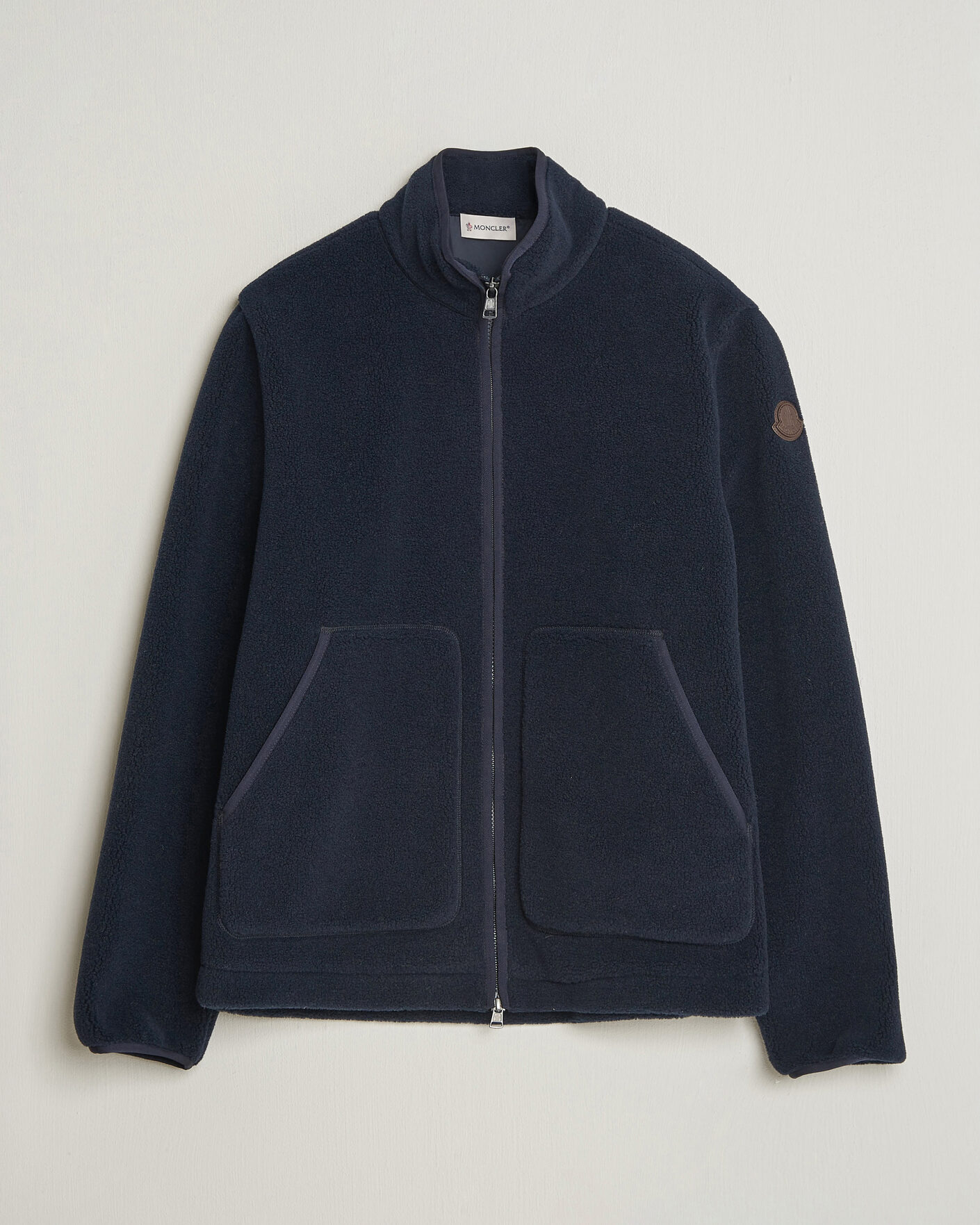 Uomini | Maglieria | Moncler | Full Zip Fleece  Navy