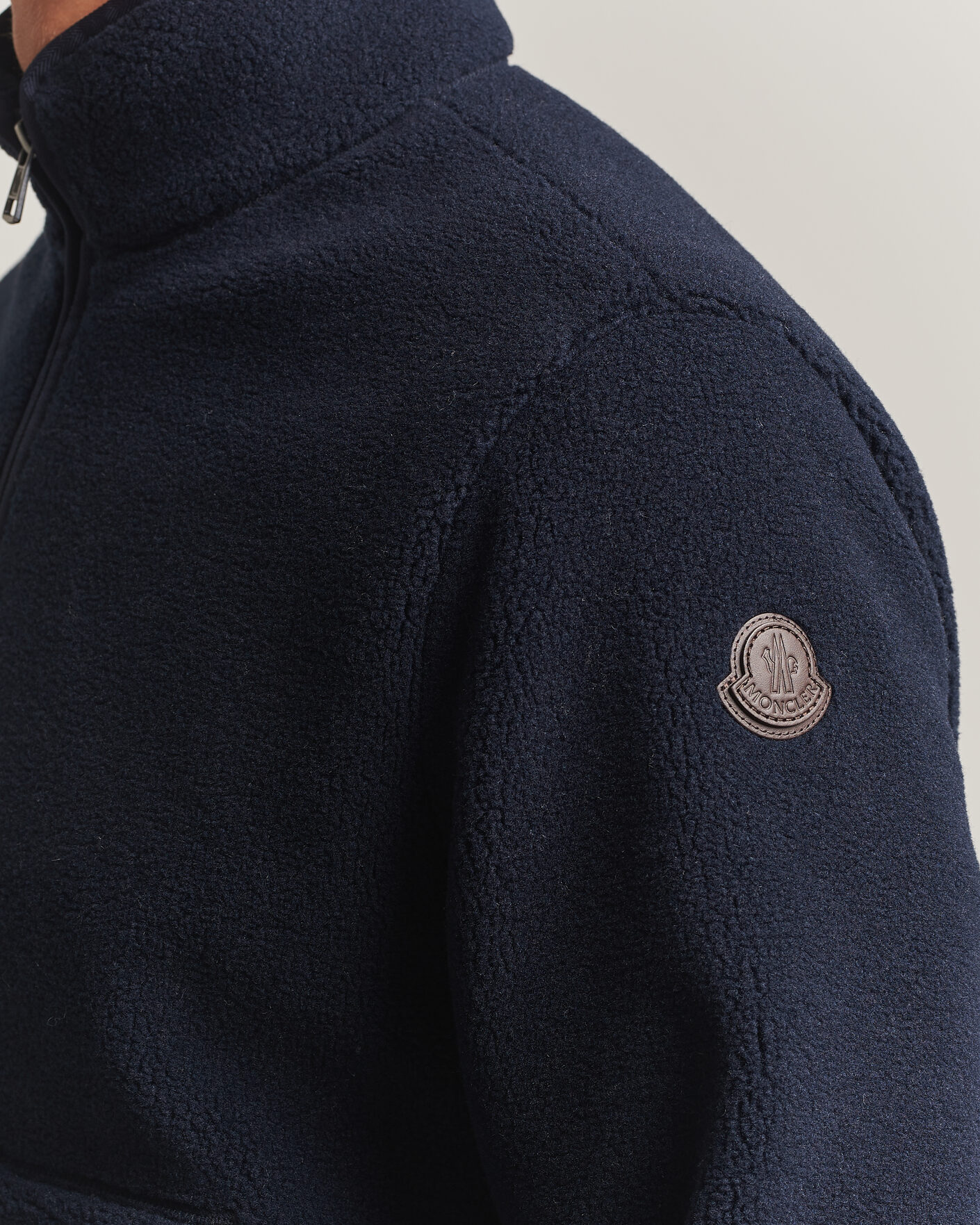 Uomini | Maglieria | Moncler | Full Zip Fleece  Navy